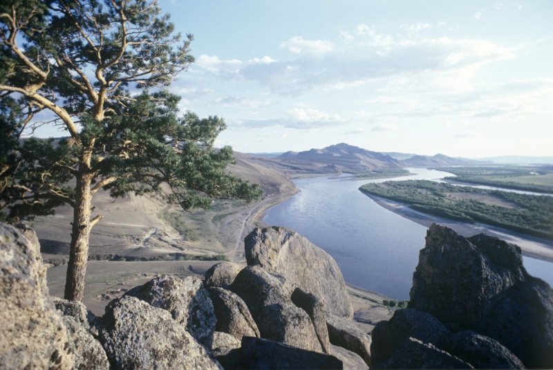 Озеро Байкал река Селенга