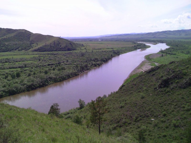 Река Селенга Монголия