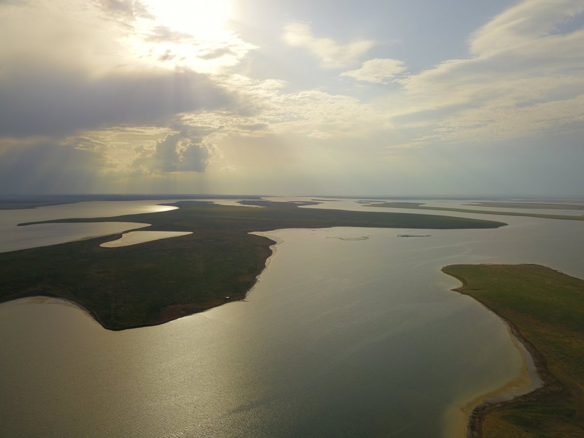 Озеро Маныч-Гудило в Ростовской области