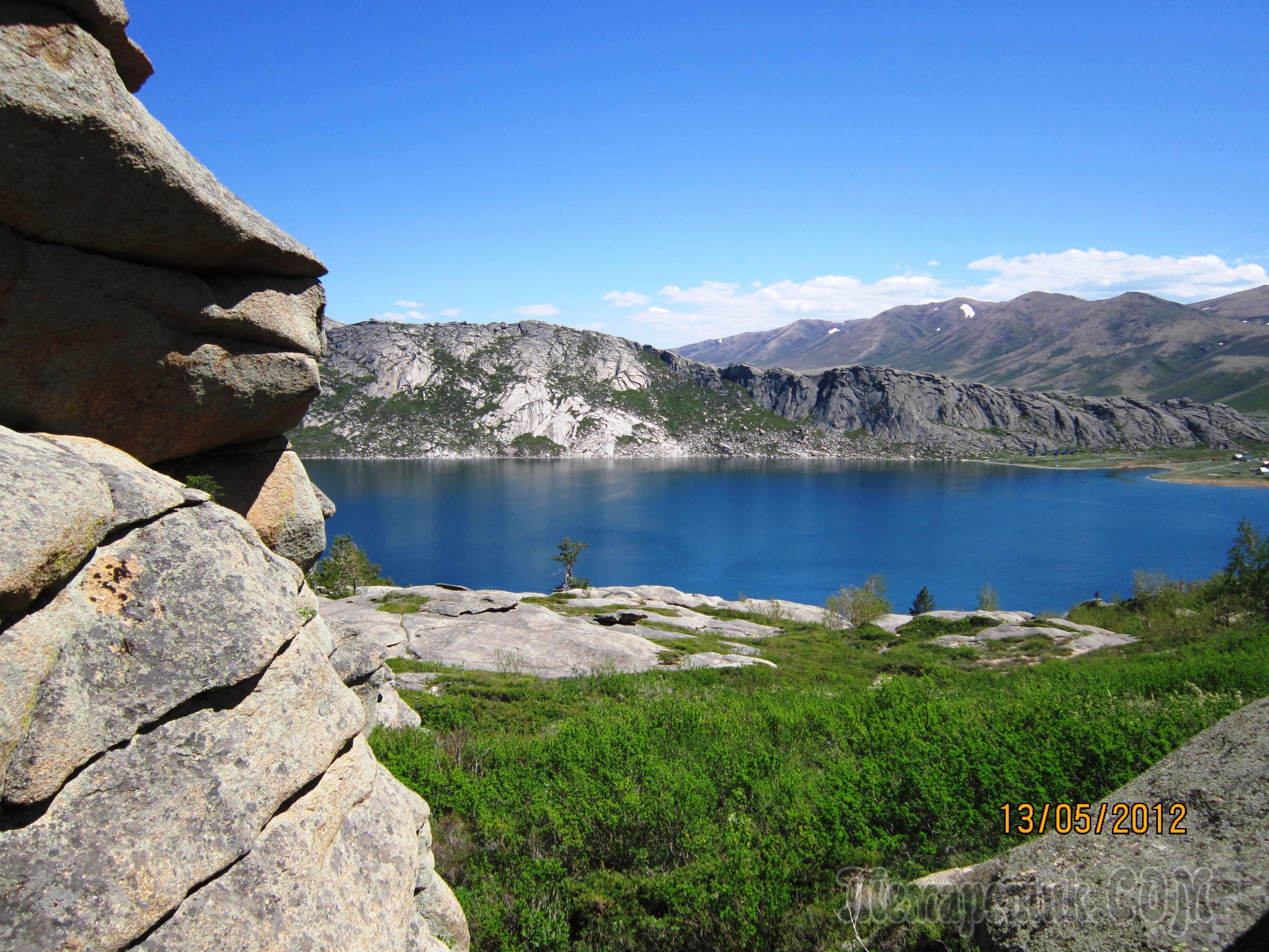 Озеро Сасыкколь в Казахстане
