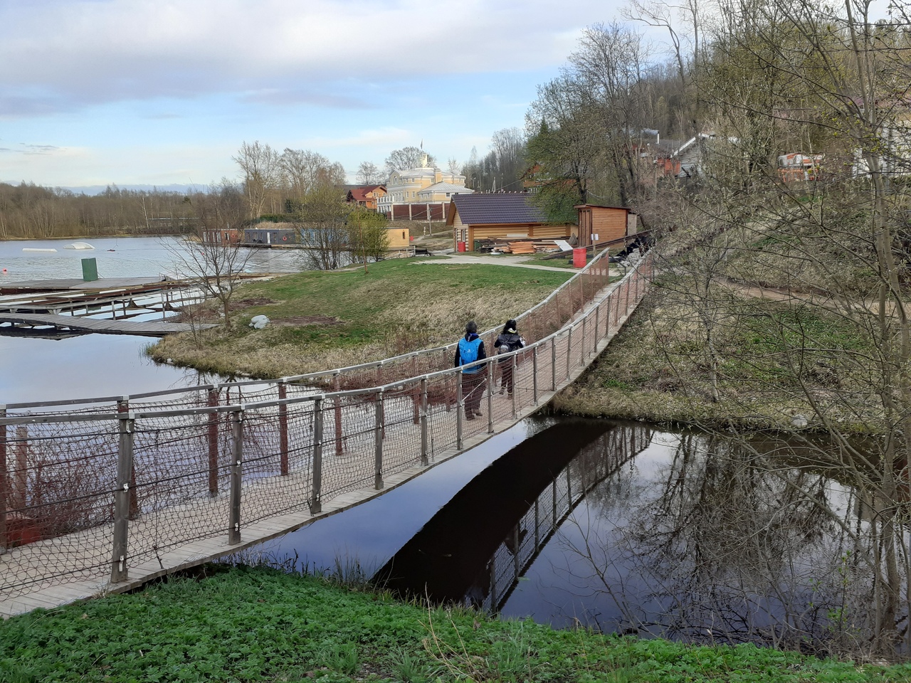 Мост в Токсово Ленинградской области