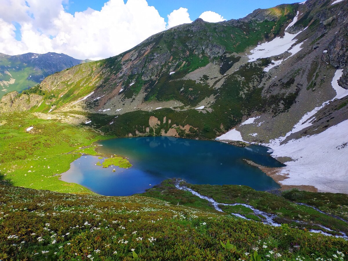 Озеро Айматлы-Джагалы Архыз
