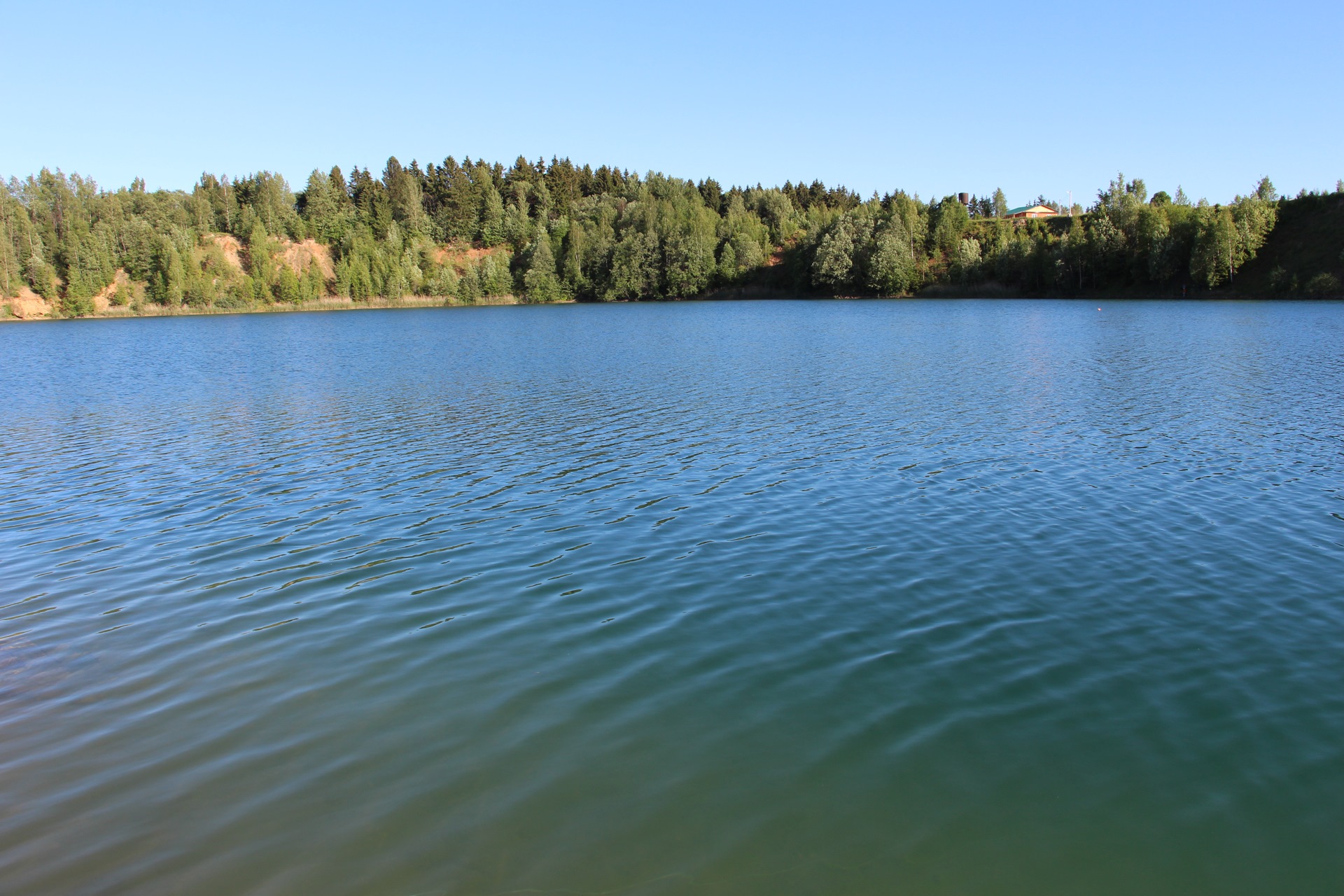 Лазурное озеро в Бокситогорске