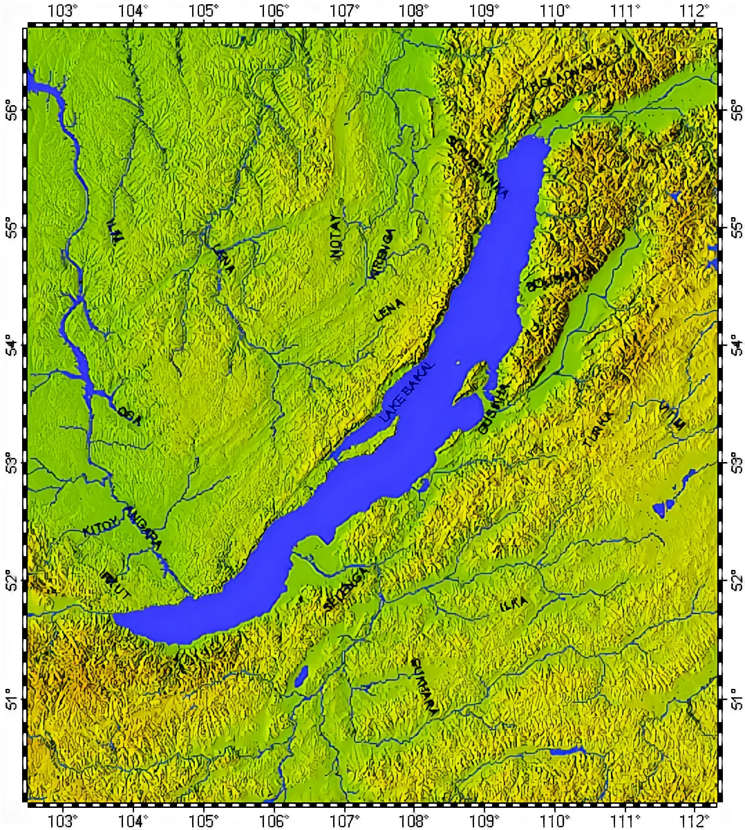 Где находится байкальский хребет на карте. Карта озеро Байкал на карте. Озеро Байкал на карте. Географическое расположение озера Байкал. Географическая карта Байкала.