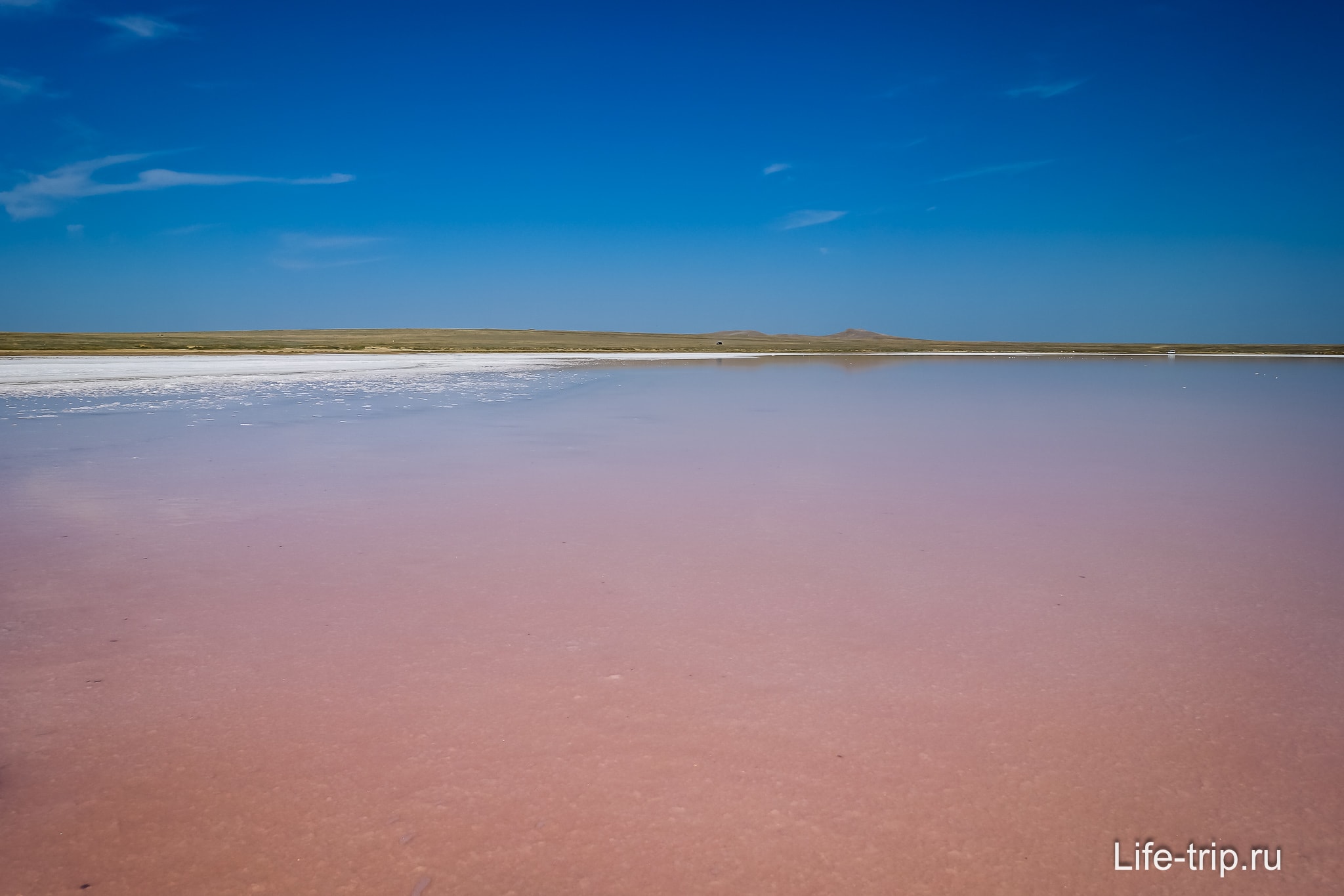 Боярское озеро розовое озеро в Крыму