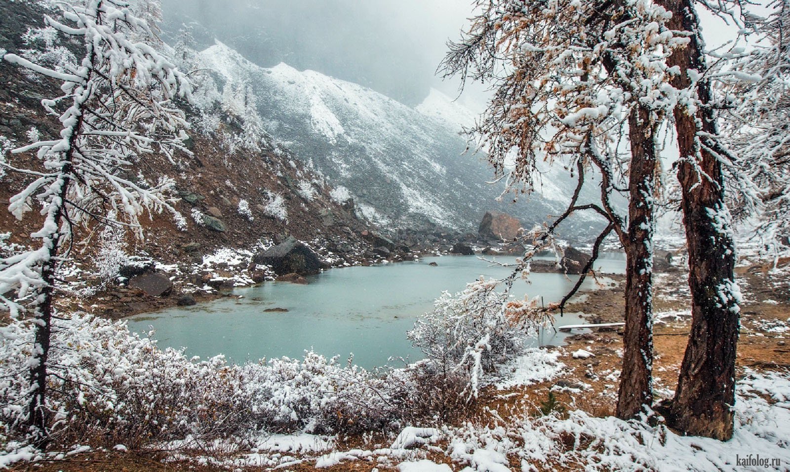 Бадукские озера зимой