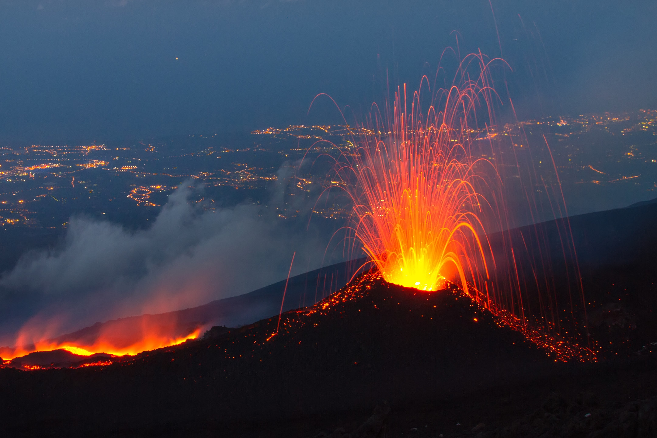 Извержение вулкана Этна