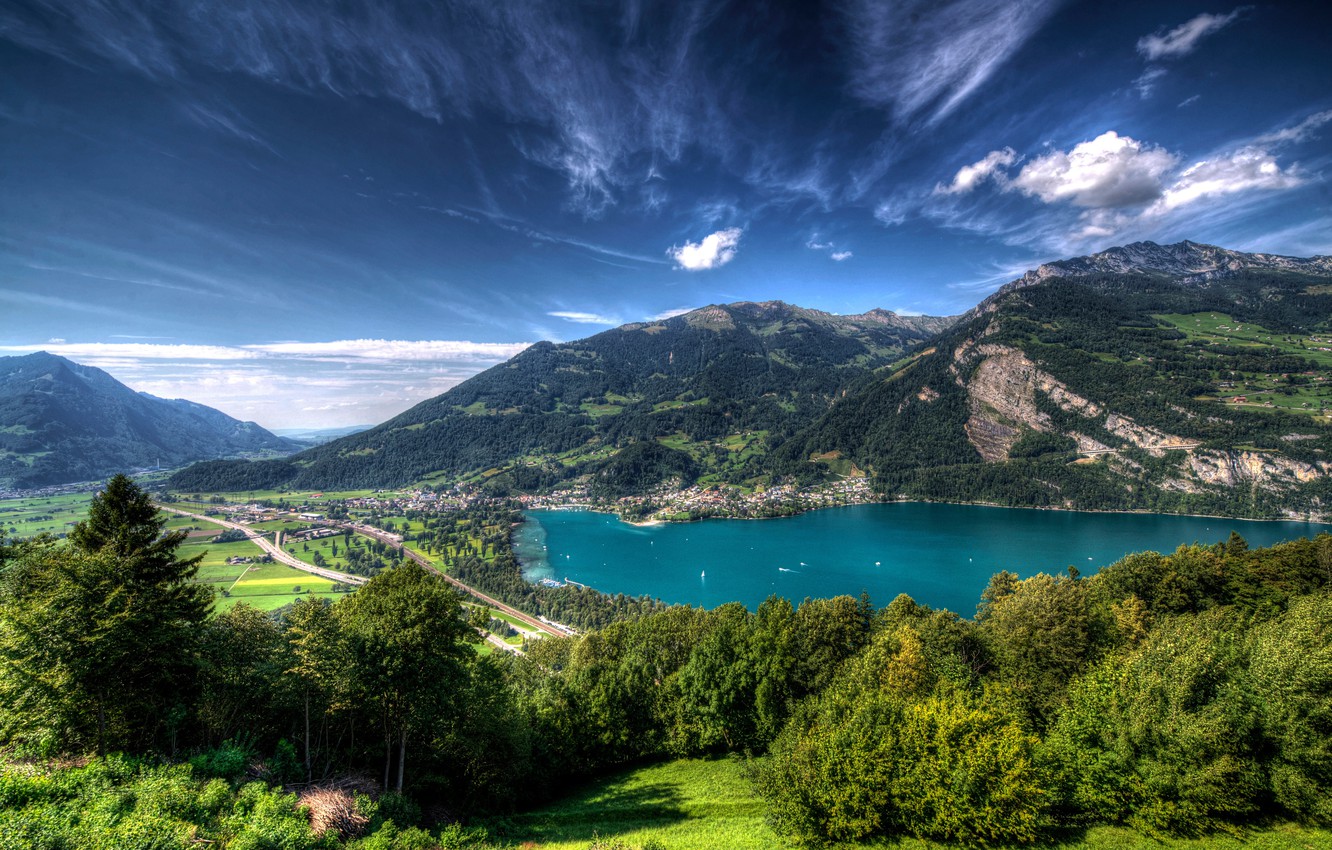 Озеро Валензее Швейцария