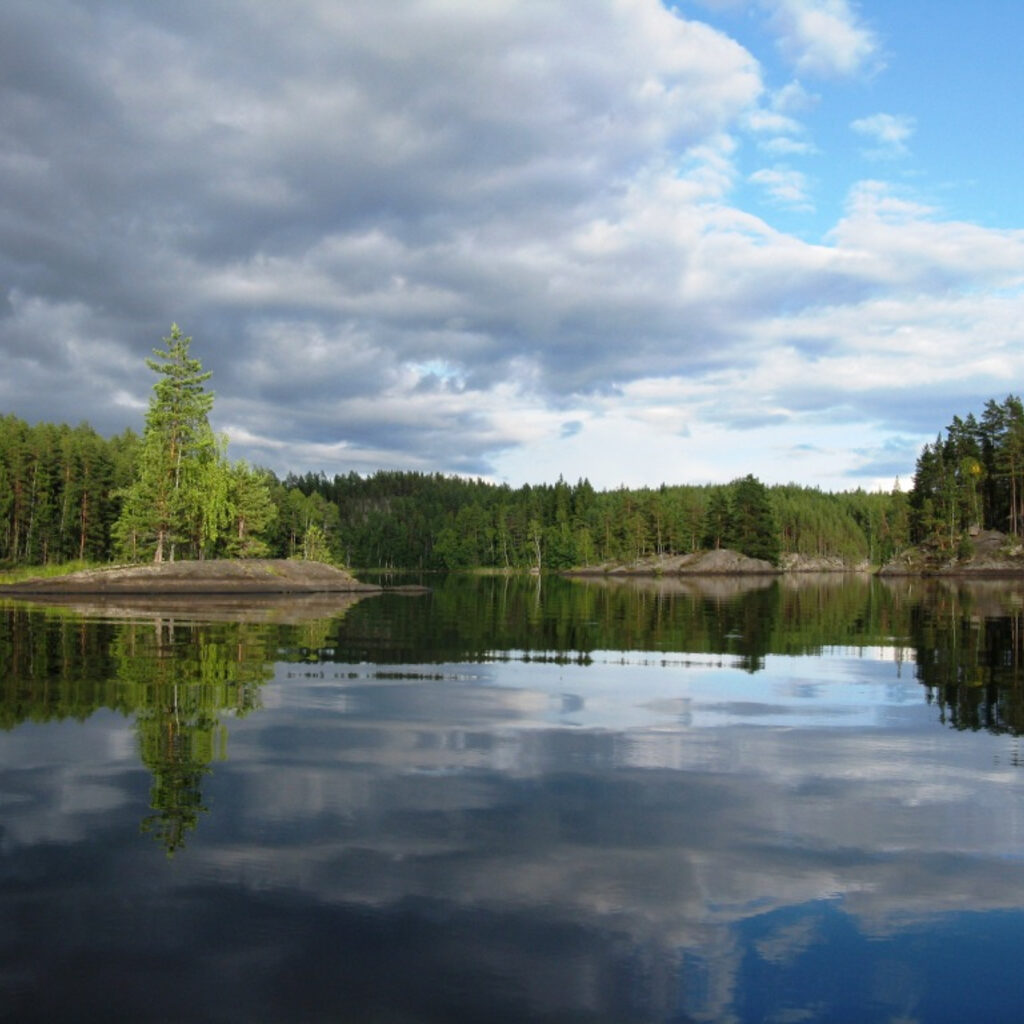 Финское озеро СПБ