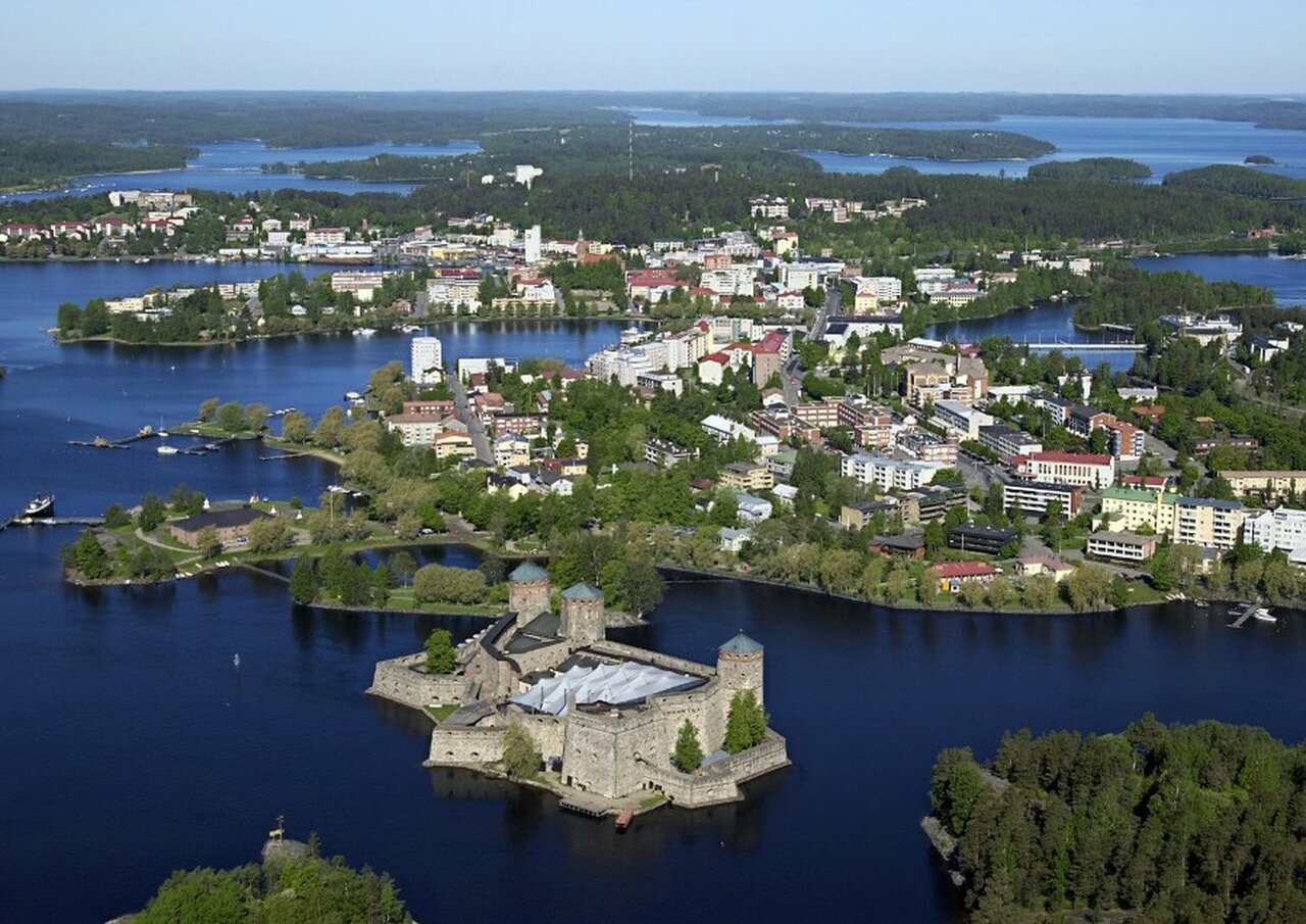 Савонлинна Финляндия озеро