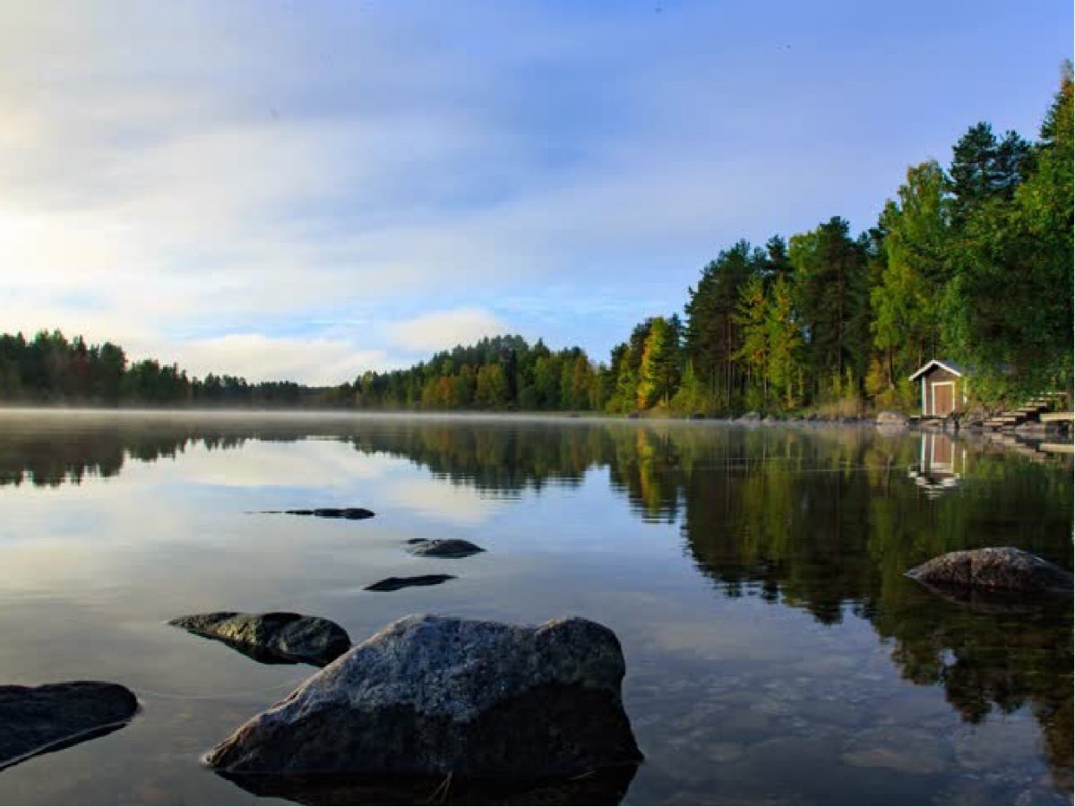 Озеро тархалампи Финляндия