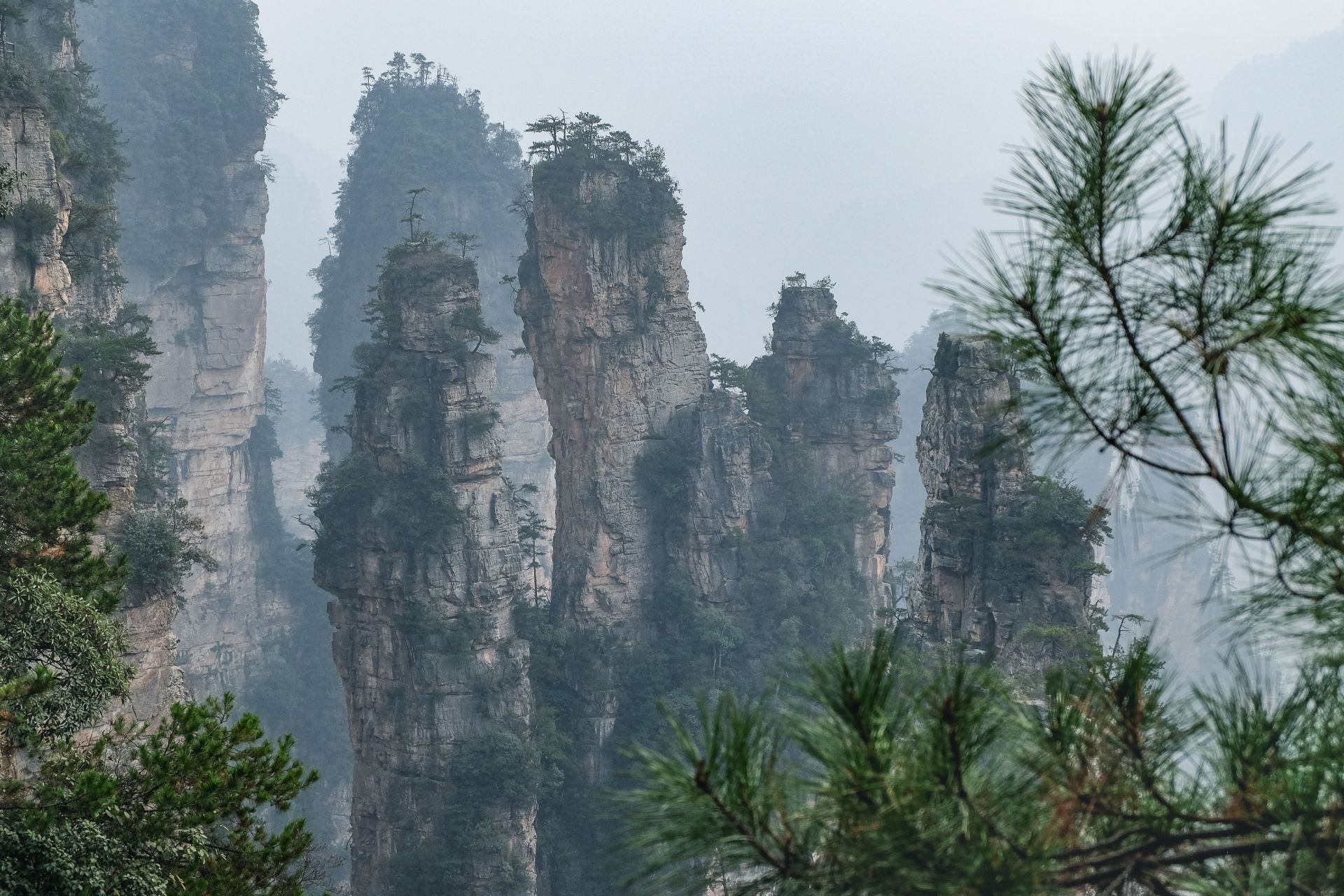 Национальный Лесной парк Жангжиажие (Zhangjiajie), Китай