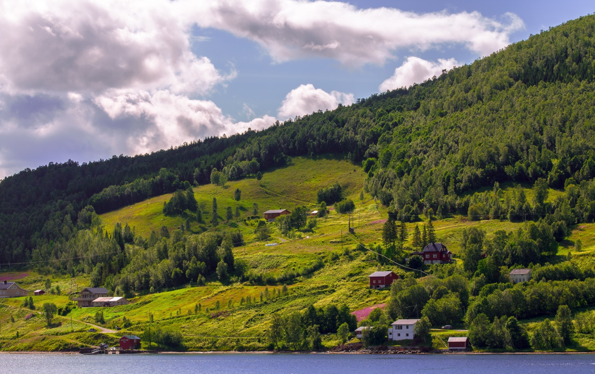 Норвегия холмы