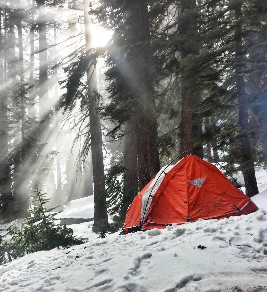 Зимний поход с палаткой