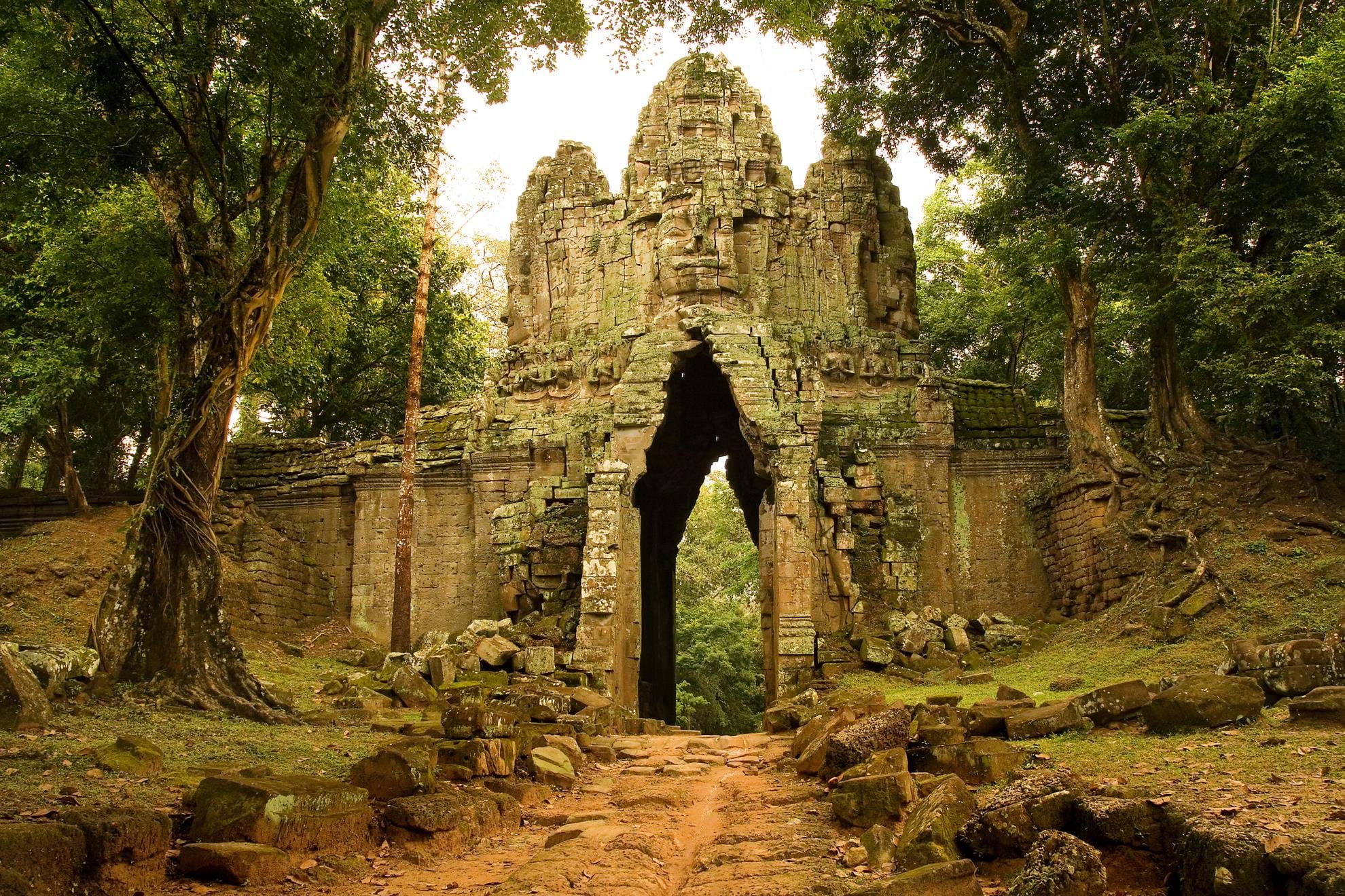 Джунгли Камбоджи храм Ангкор
