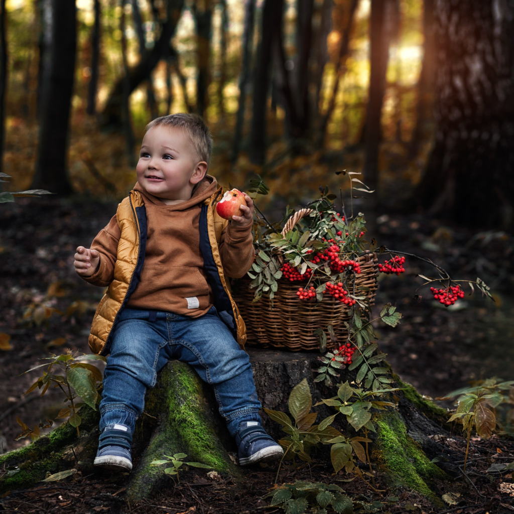 идеи для фото в лесу дети