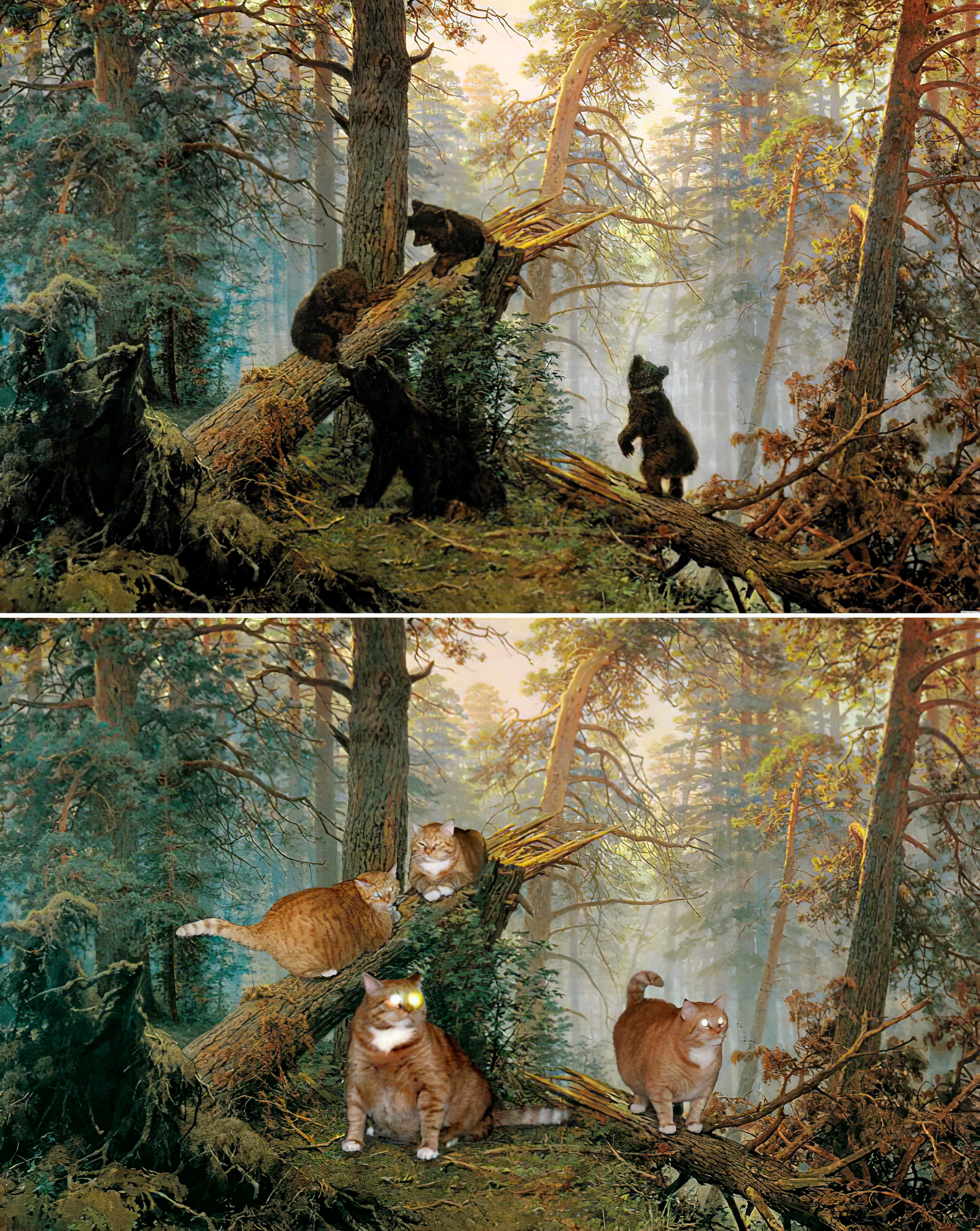 Иван Шишкин картины утро в Сосновом лесу