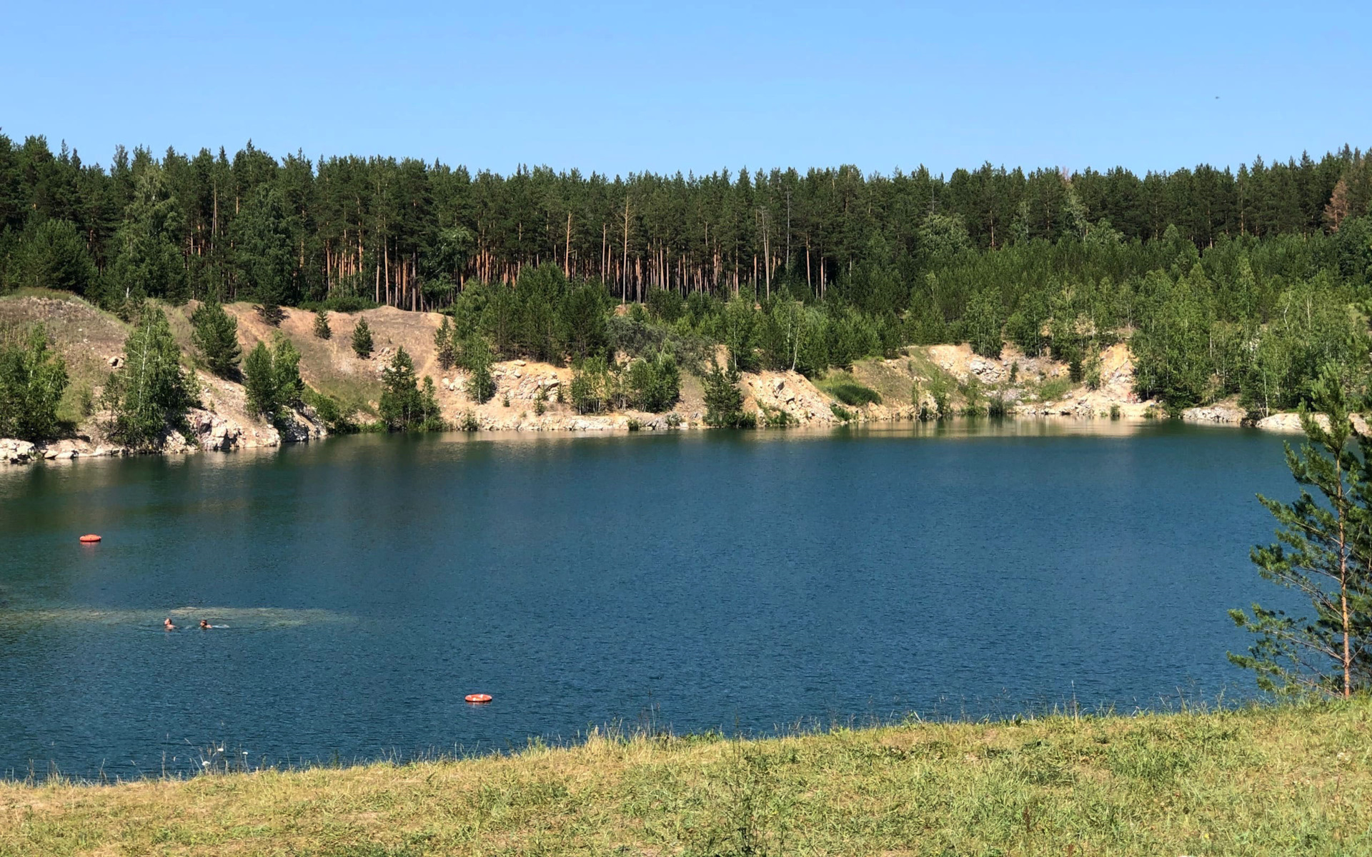 Озеро в Караканском Бору Новосибирск