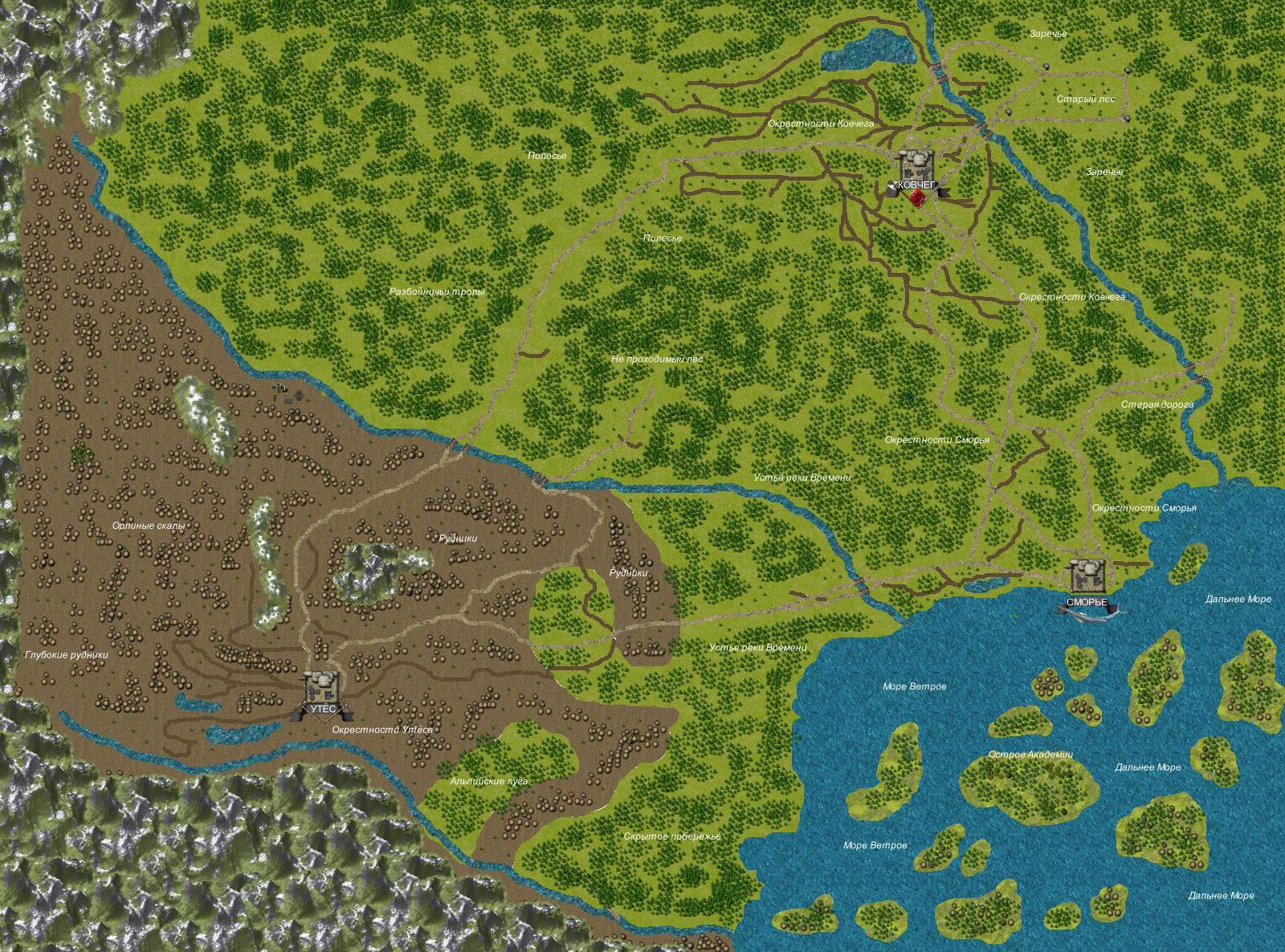 Карта леса арена