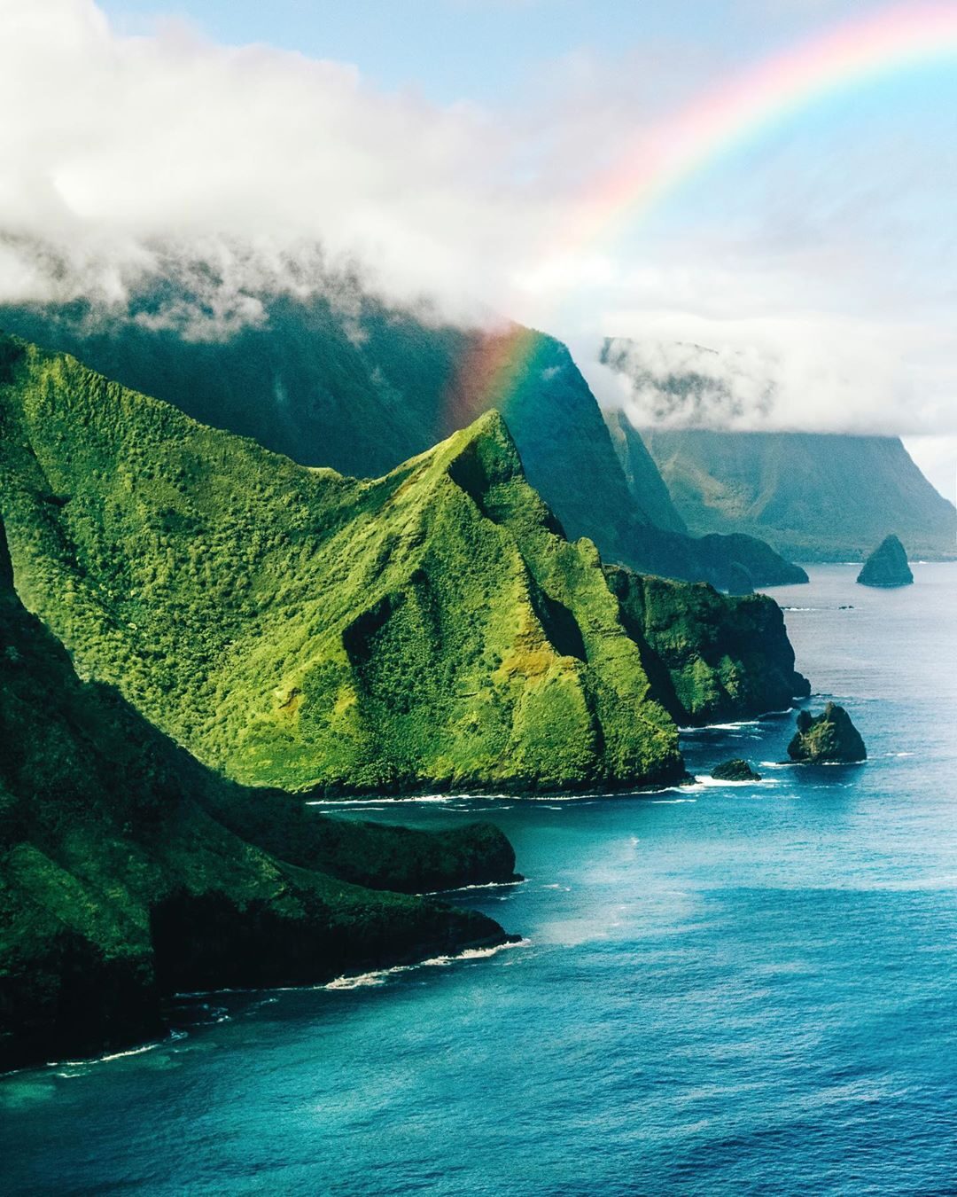 Гавайи остров Мауи Радуга