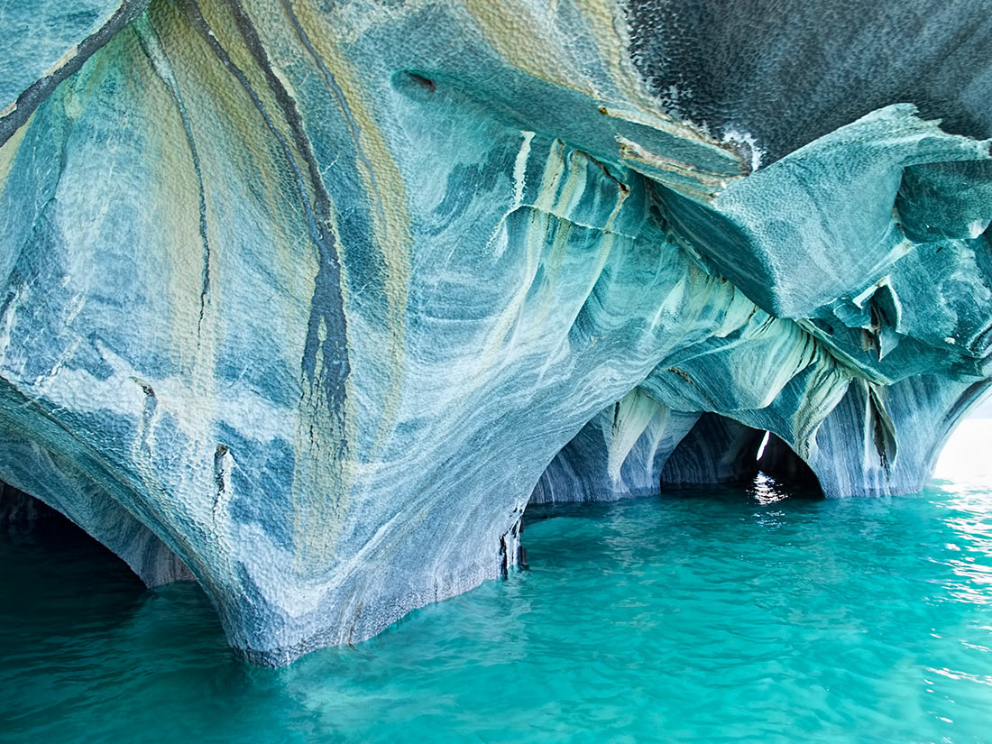 Мраморные пещеры Патагонии Чили