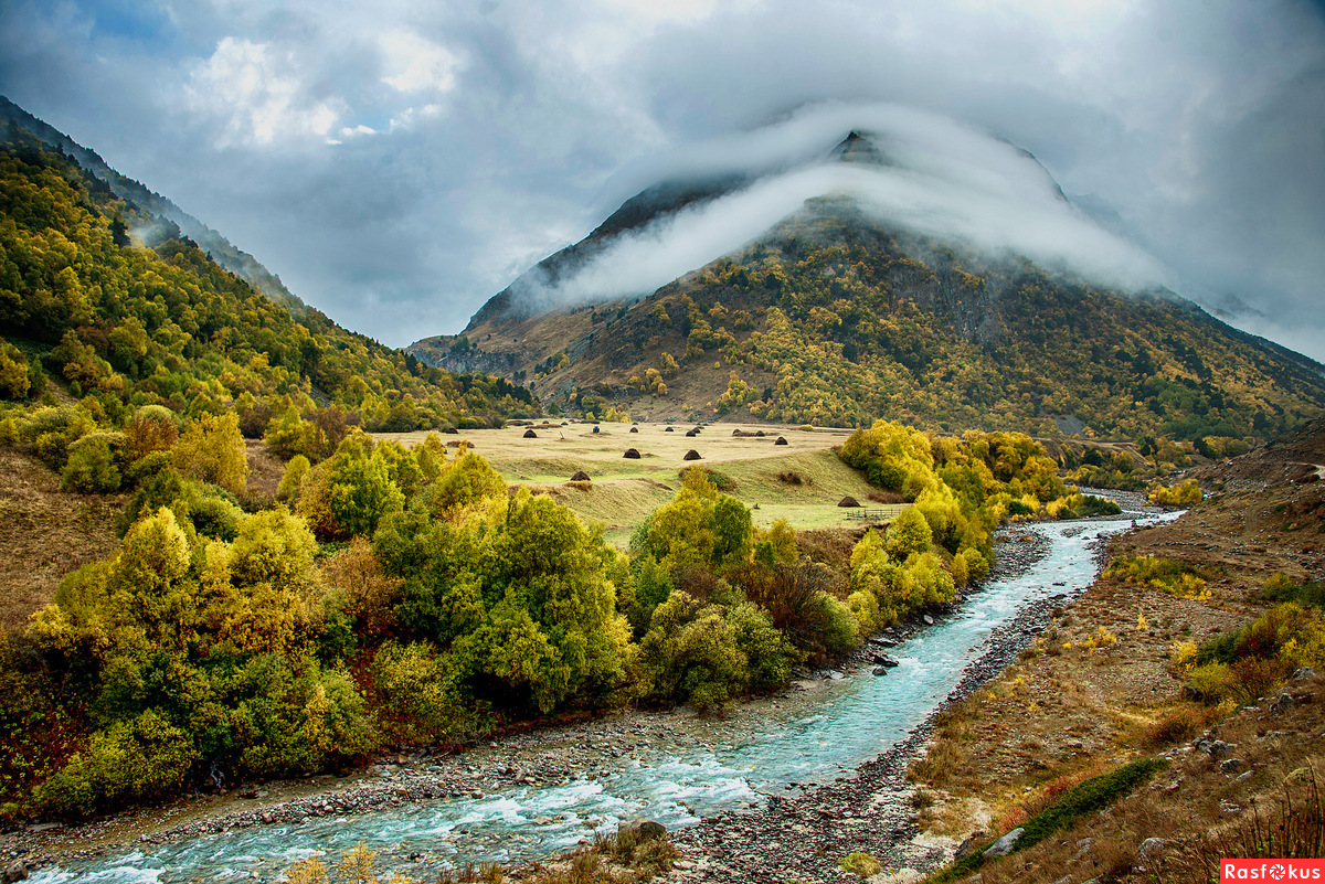Осень Кавказ Кабардино Балкария горы