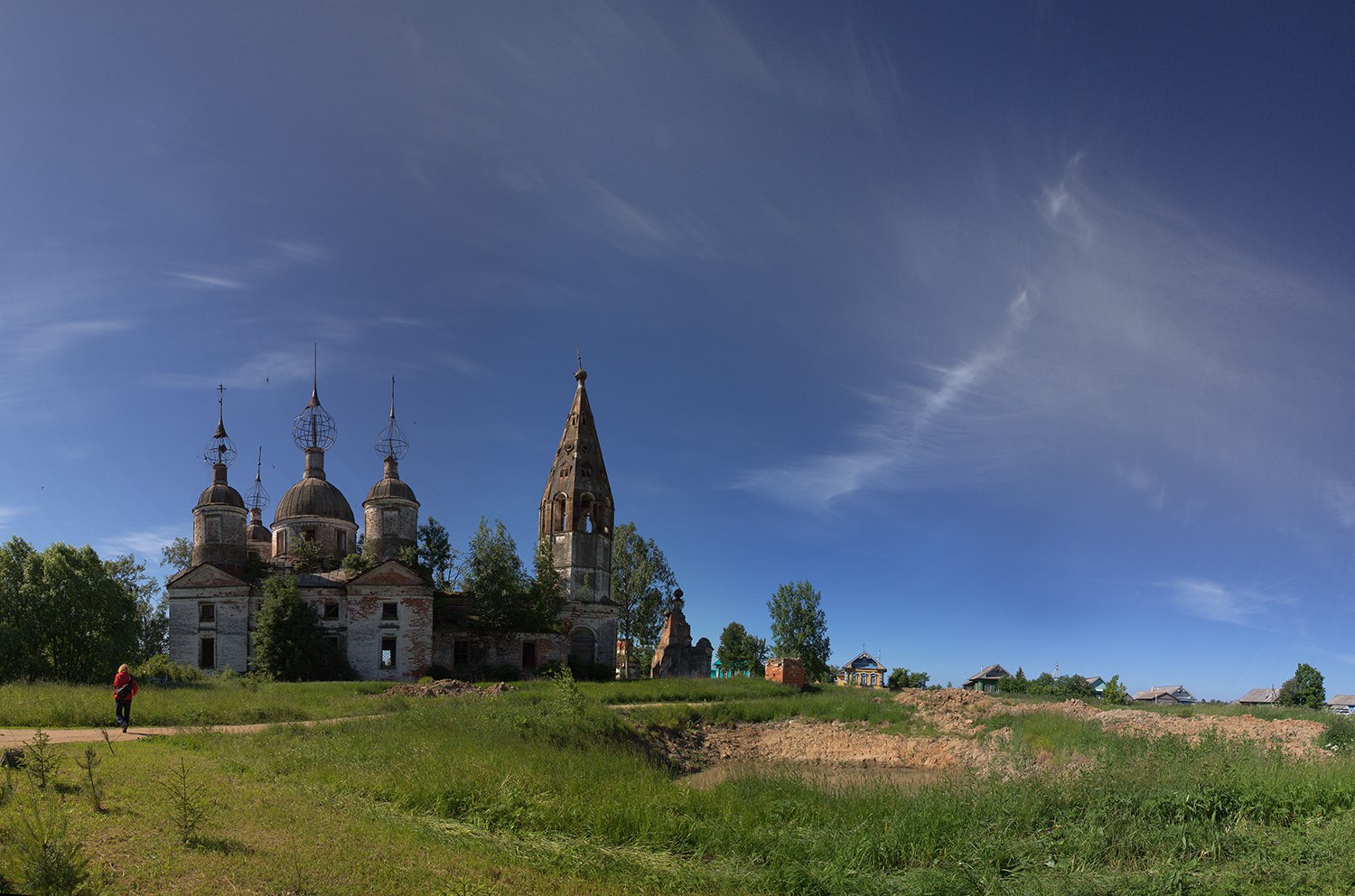 Остров Ярославская область заброшенный храм