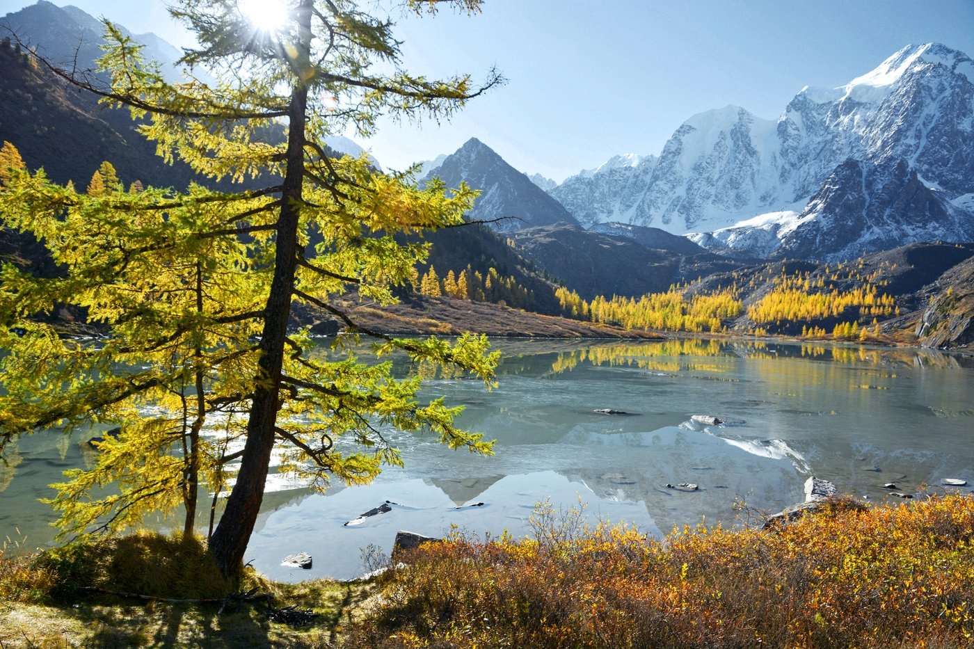 Алтай озеро Шавлинское сентябрь
