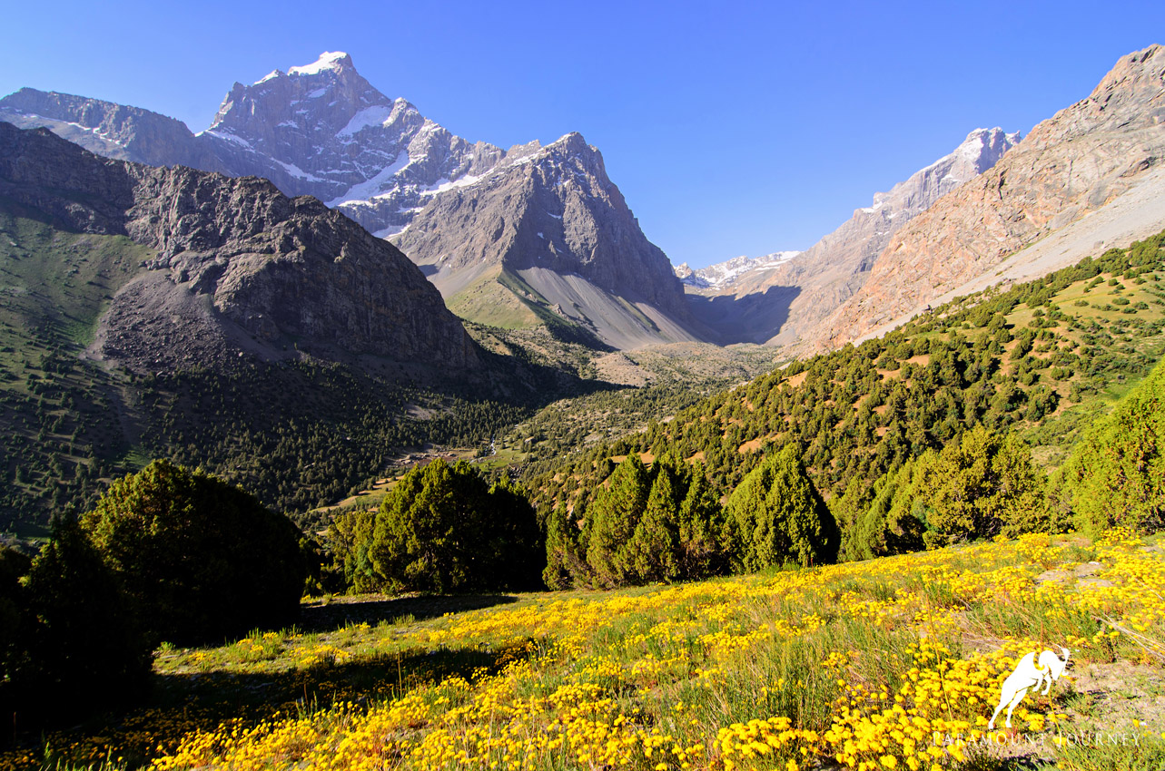 Горы Таджикистана панорама
