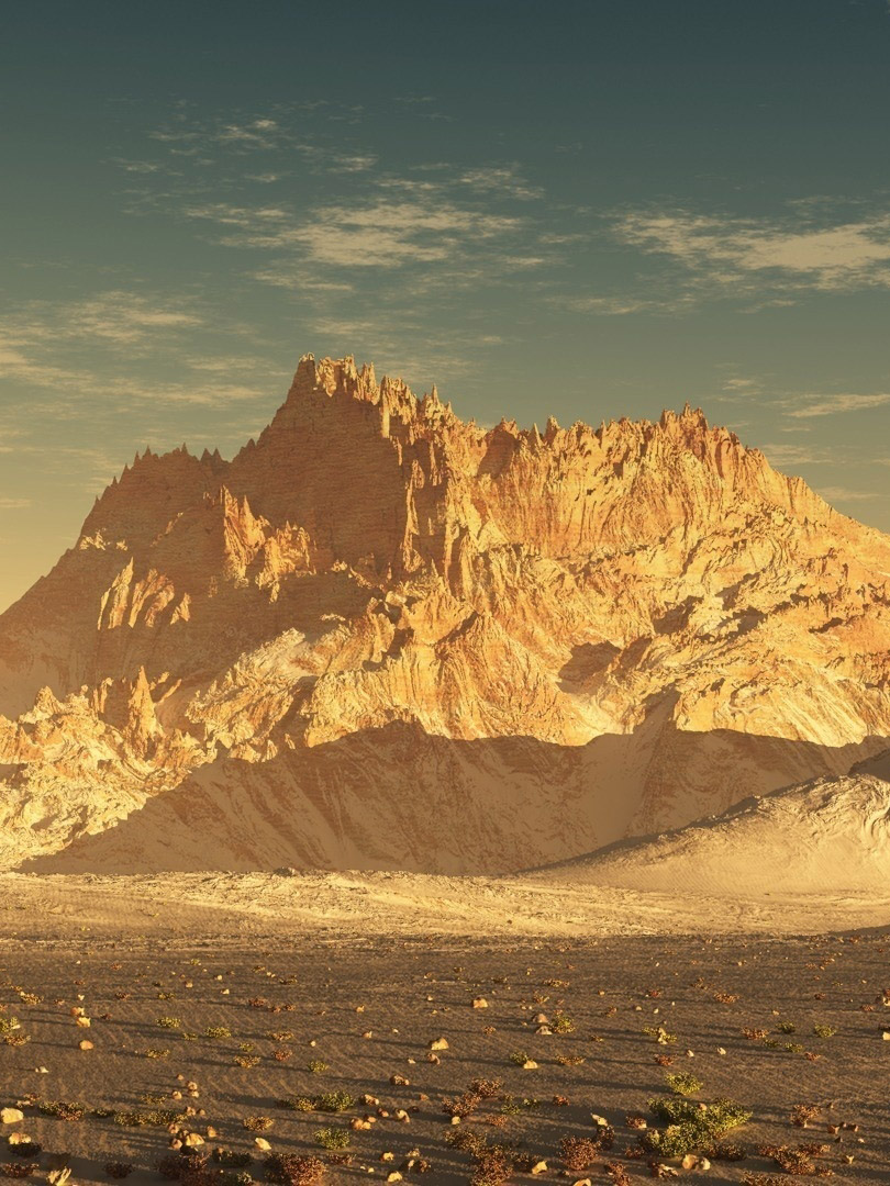 Горы в пустыне
