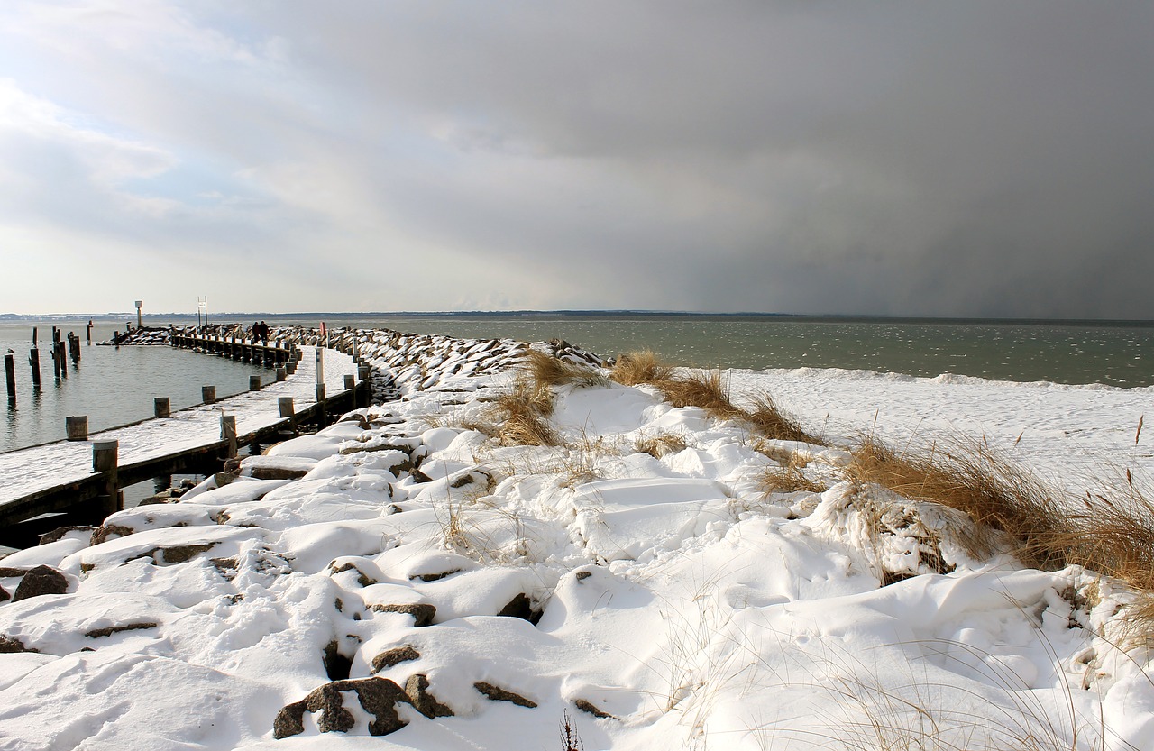 калининград море зимой