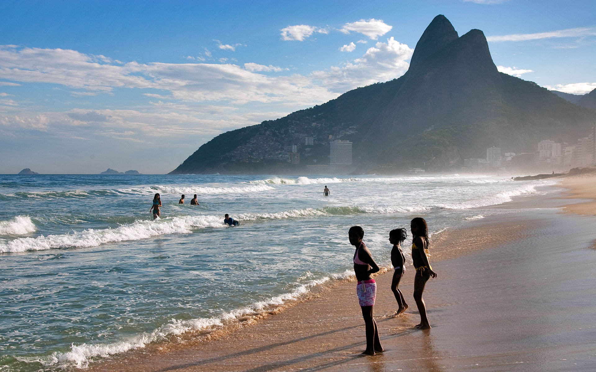 Ипанема Рио-де-Жанейро на пляже Рио