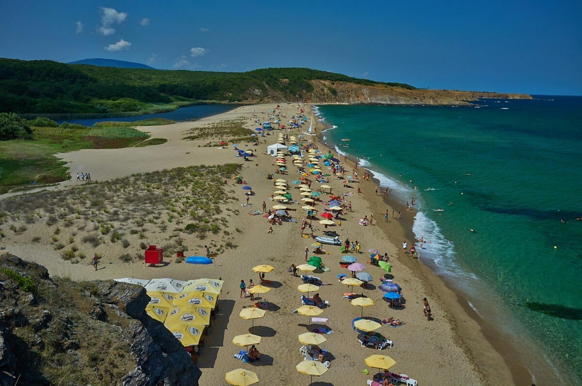 Пляж Синеморец Болгария
