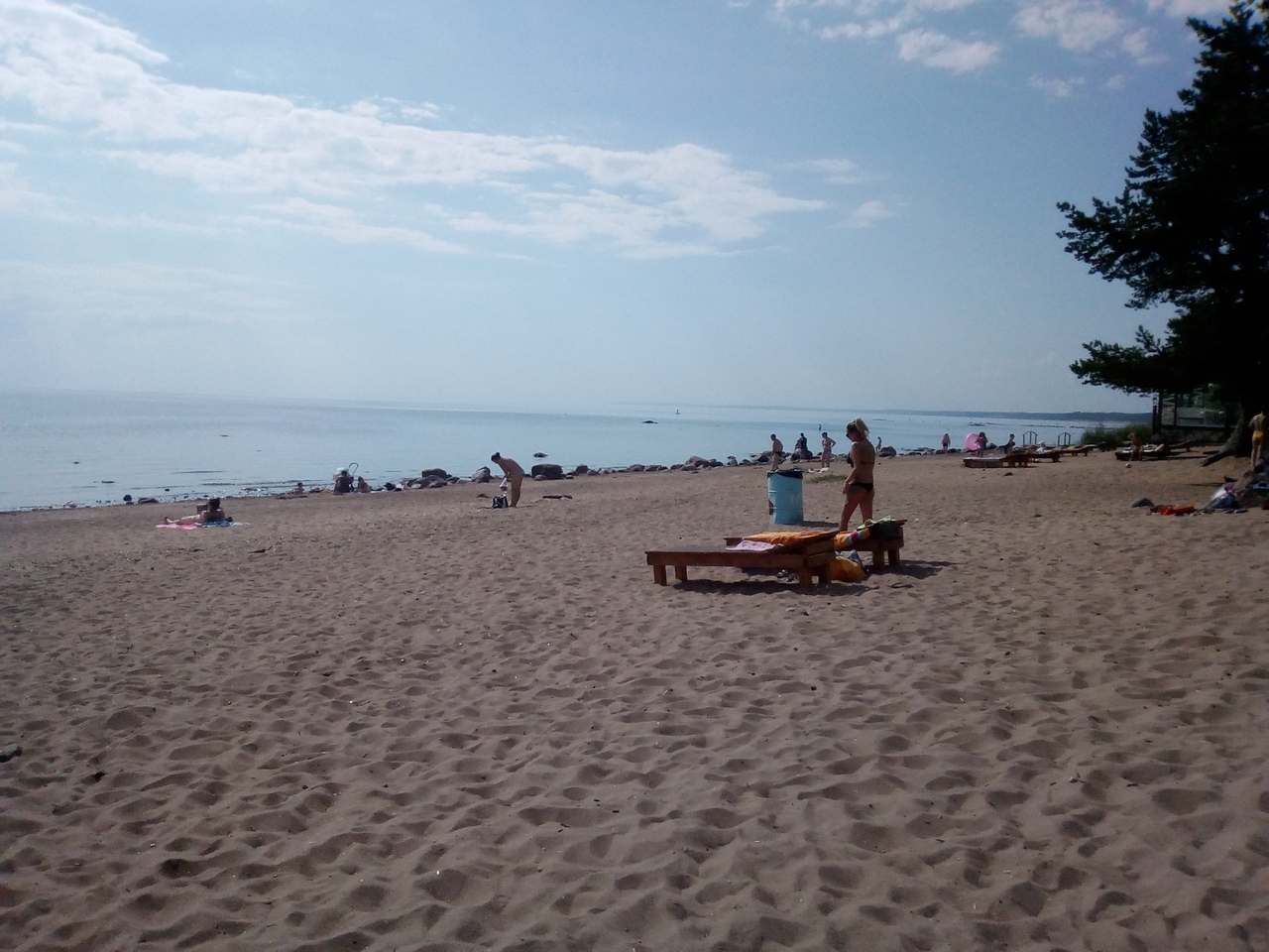 Пляж в Комарово СПБ