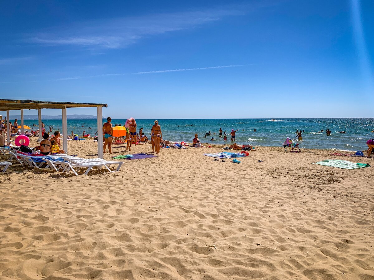 Пляж золотой берег анапа фото