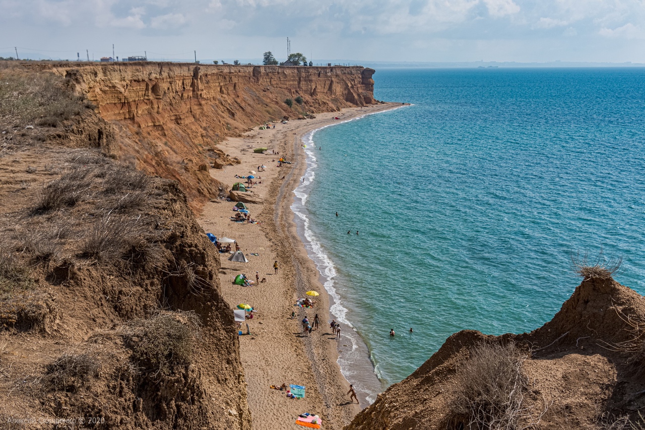 Крым любимовка пляж