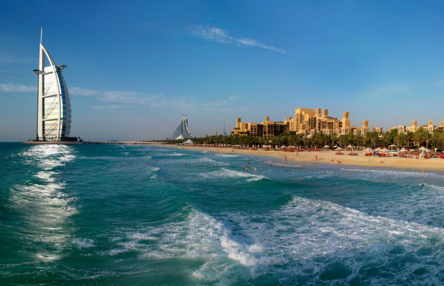 Пляж в арабских эмиратах