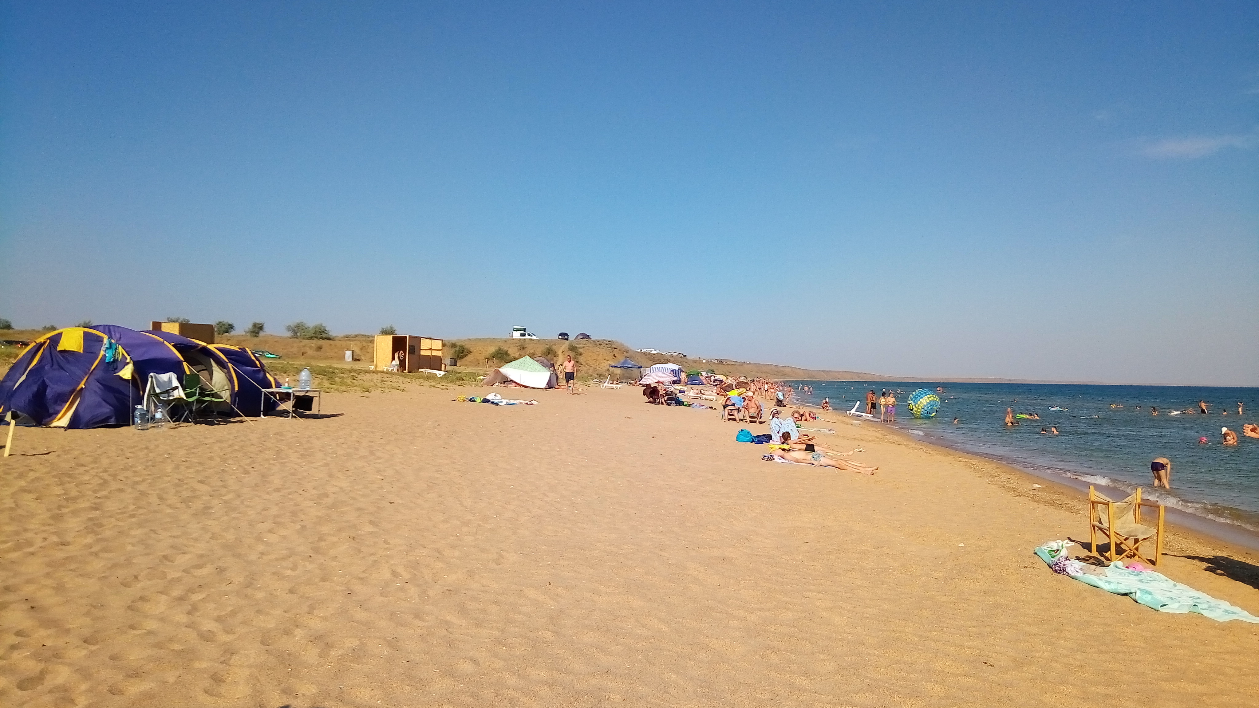 Пляж Песчаная балка Приморский