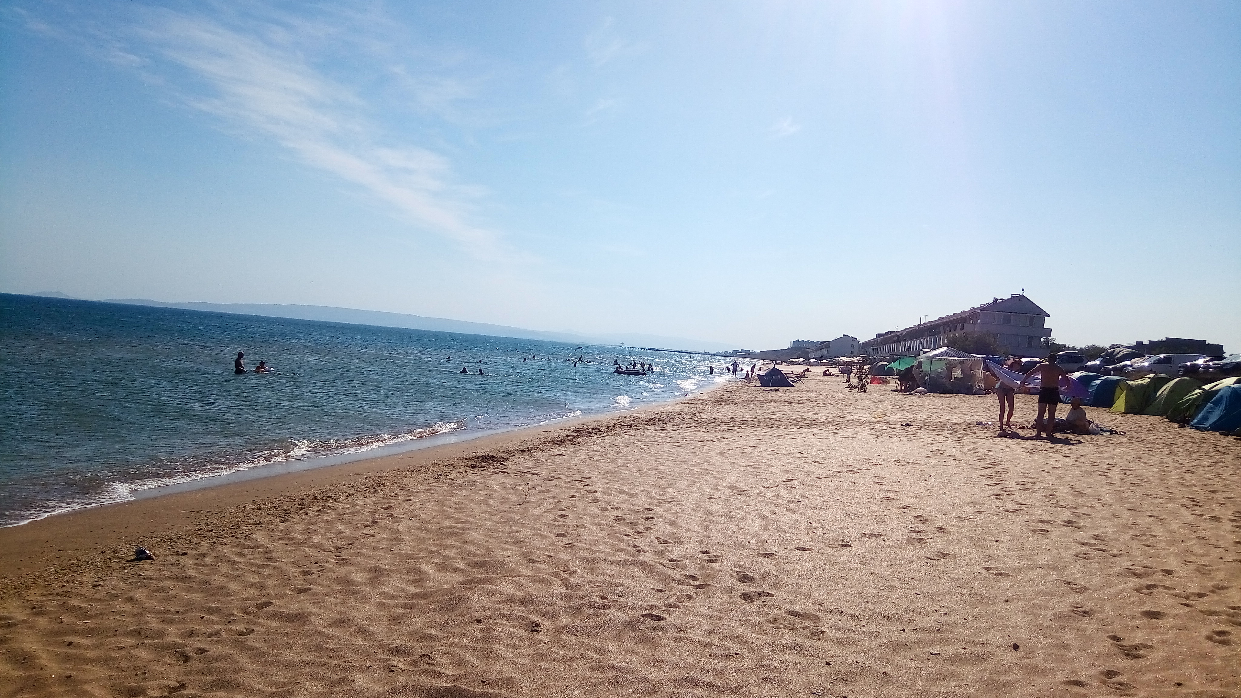 Пляж Песчаная балка Крым Приморский