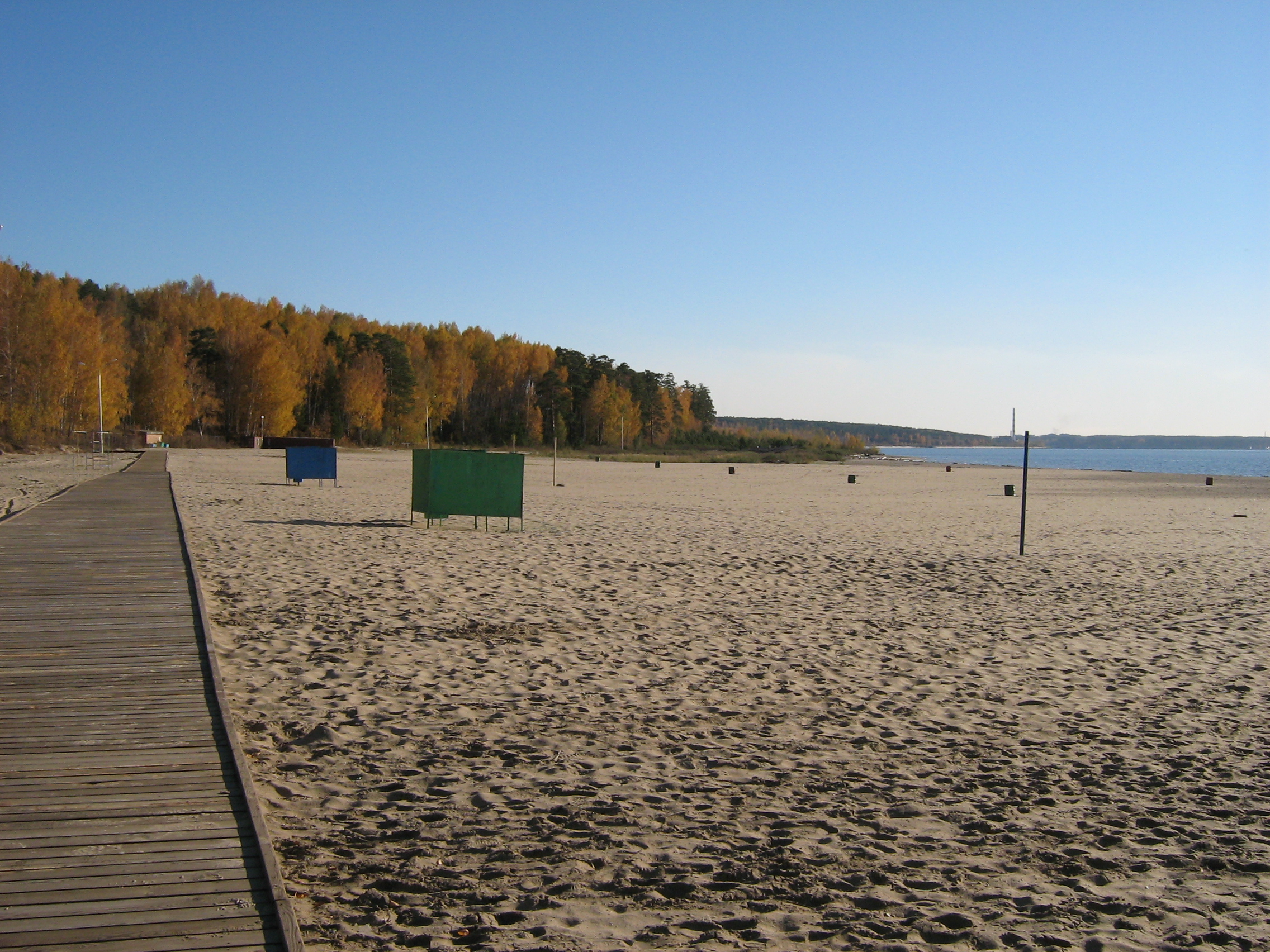 Центральный пляж Академгородка Новосибирск