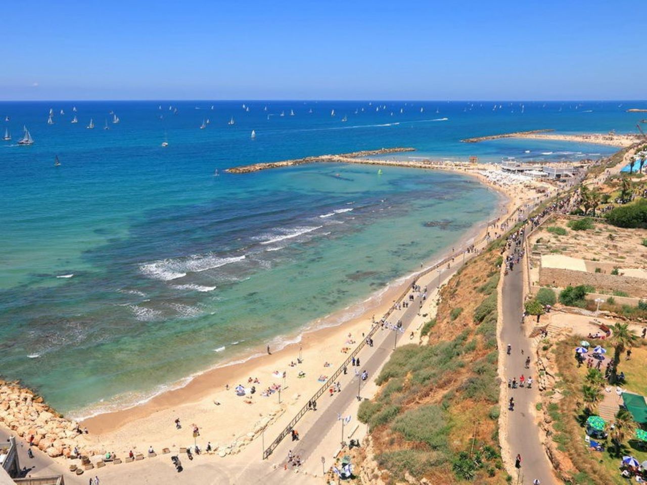 Хайфа израиль фото пляжей и набережной