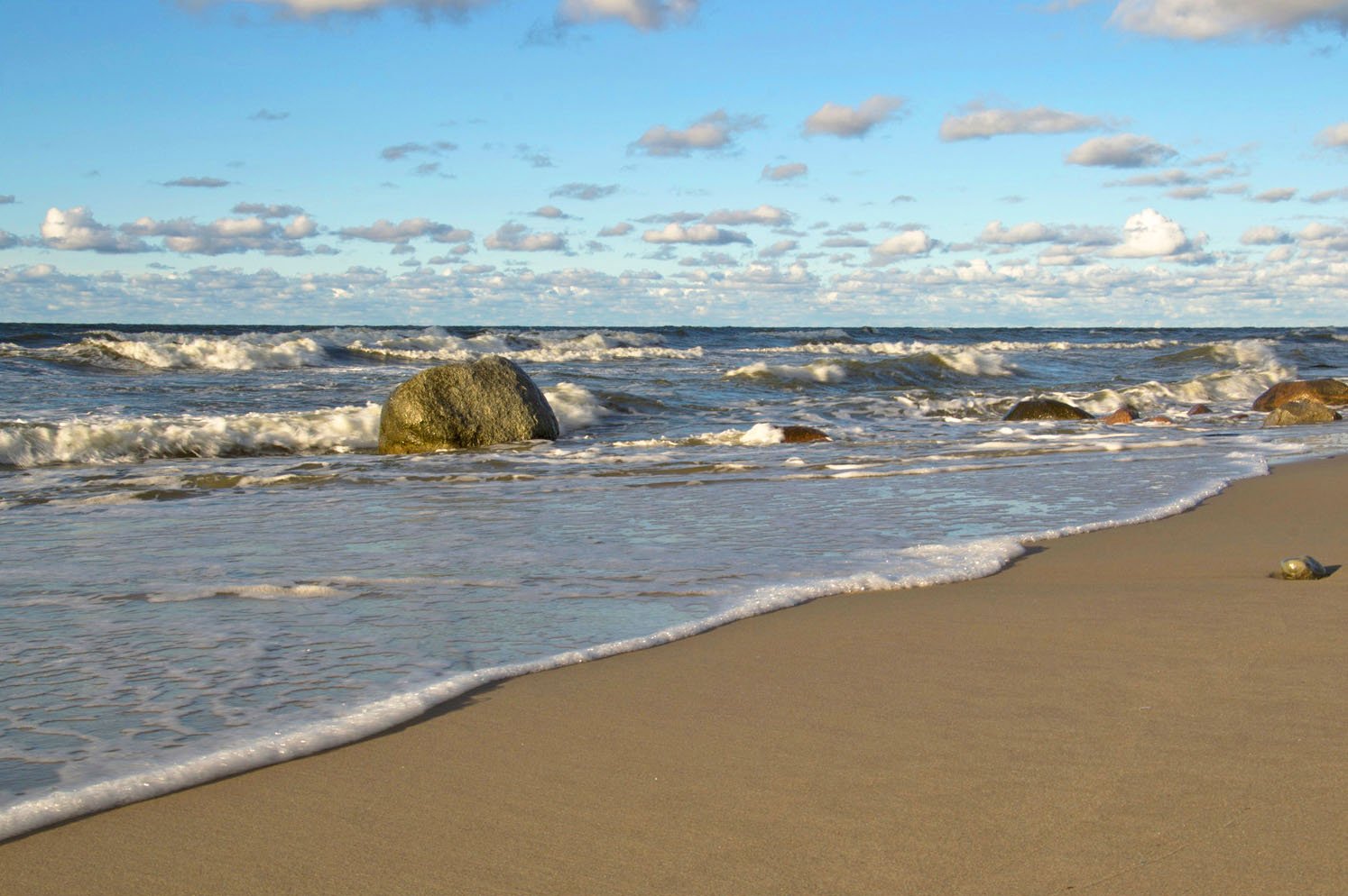 Балтийское море пляж в Светлогорске