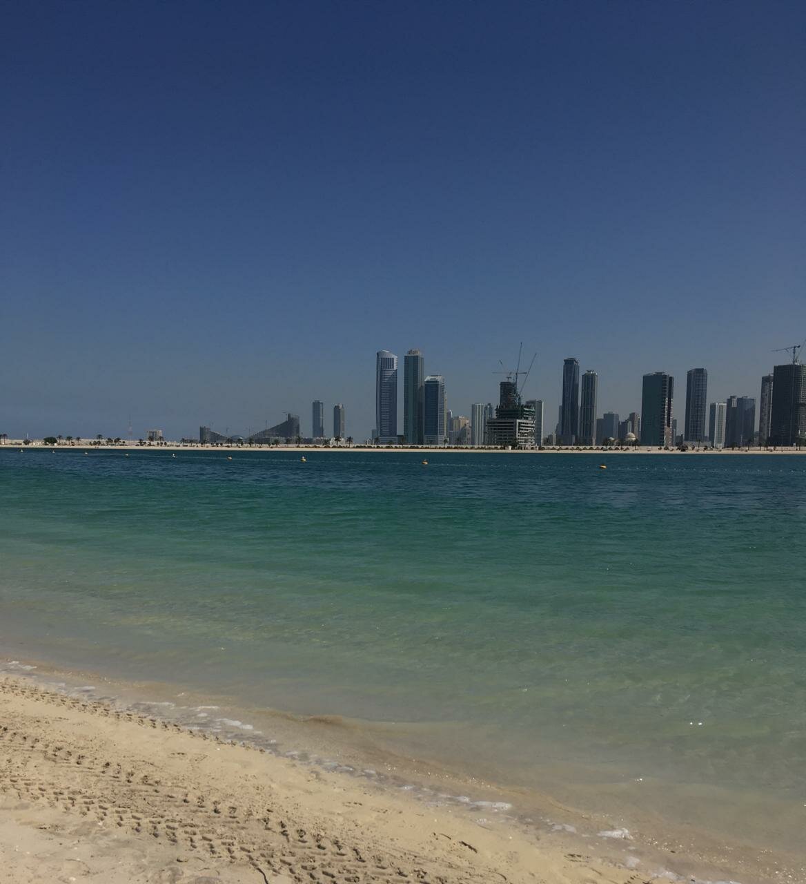 Пляж в арабских эмиратах