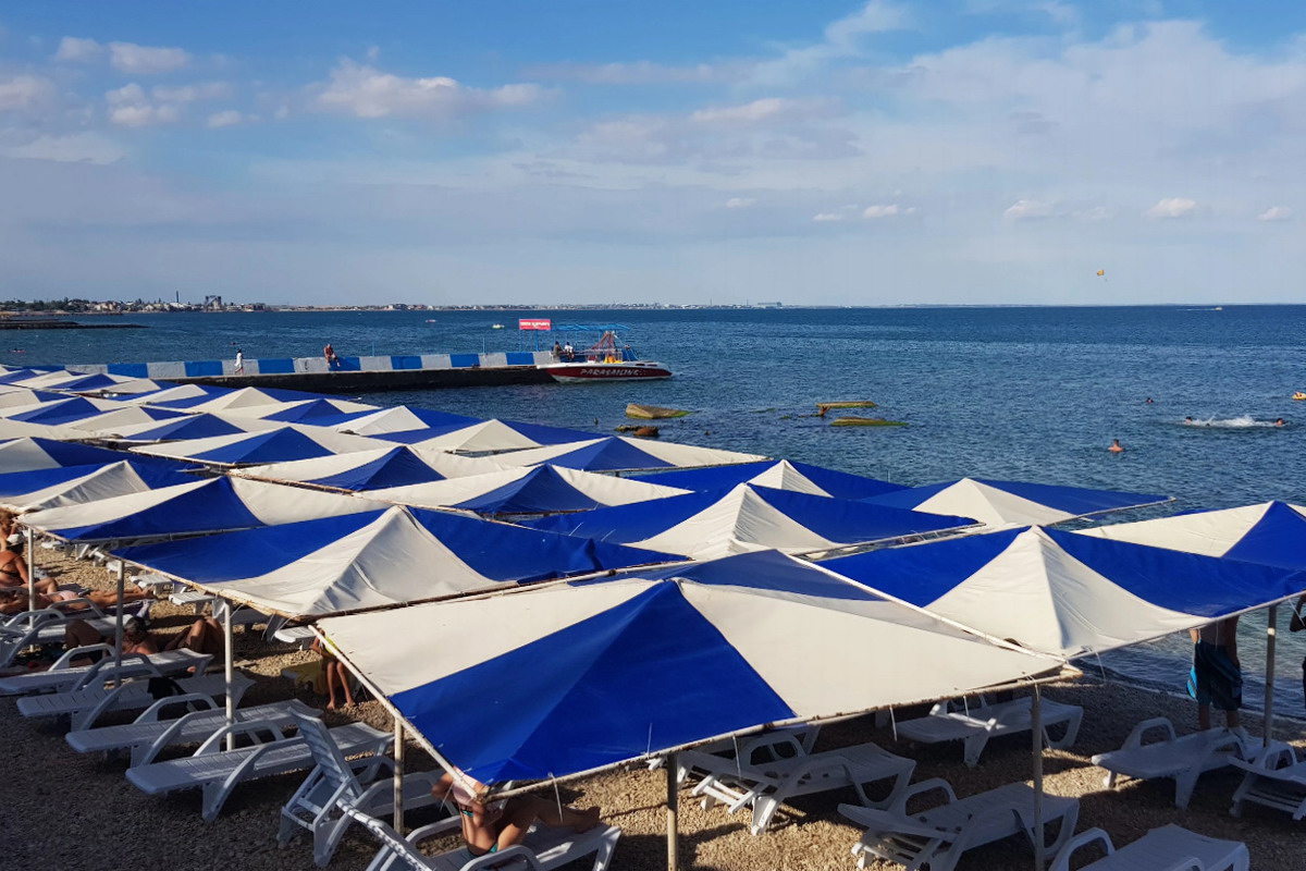 Пляж Ривьера Береговое Крым