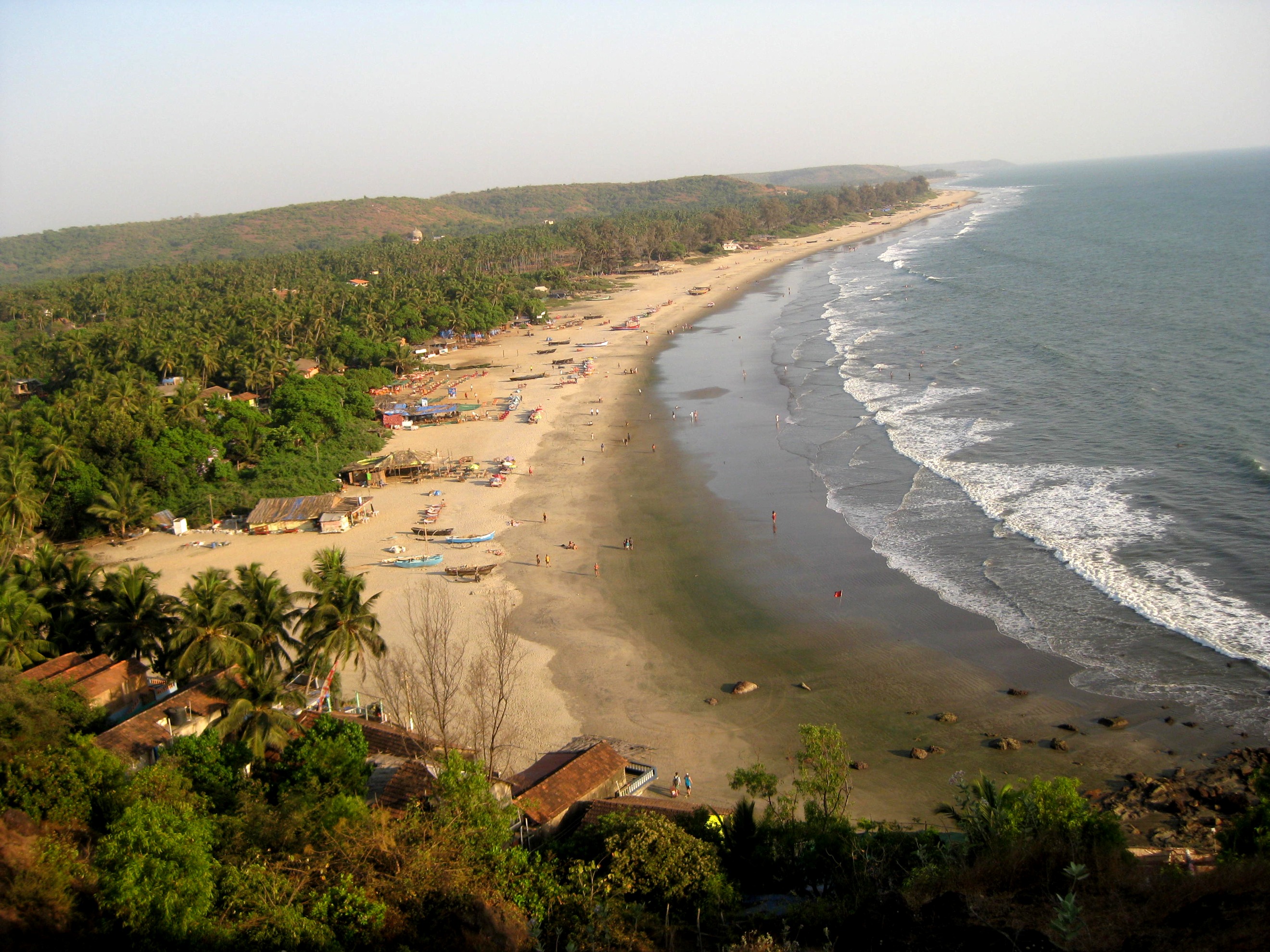 Индия пляж арамболь