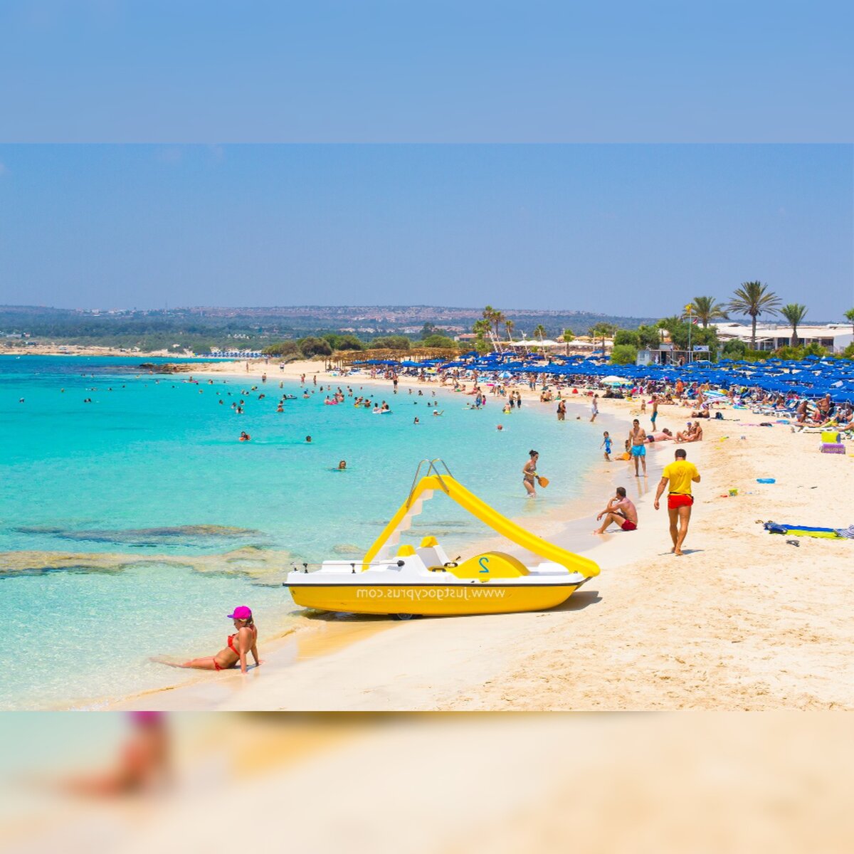 Кипр красивые песчаные пляжи