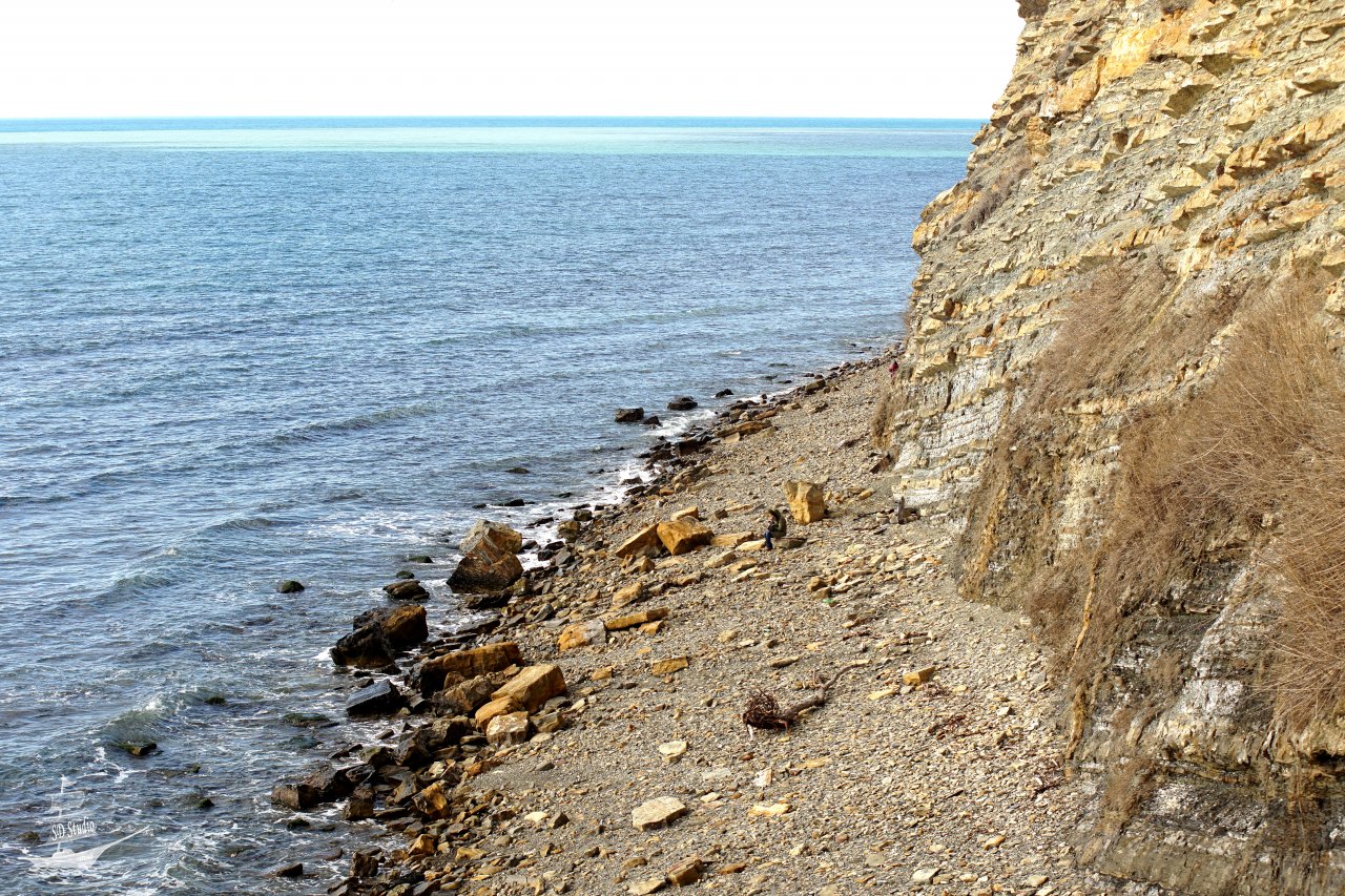 фото анапа пляж высокий берег