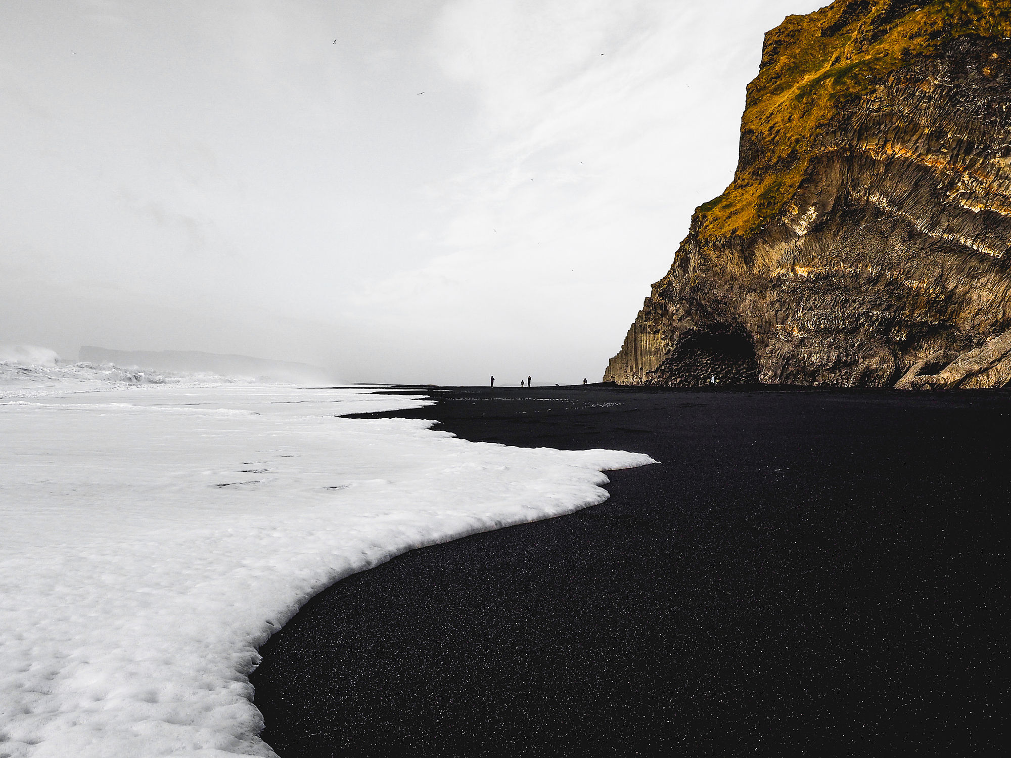 исландия черно белые