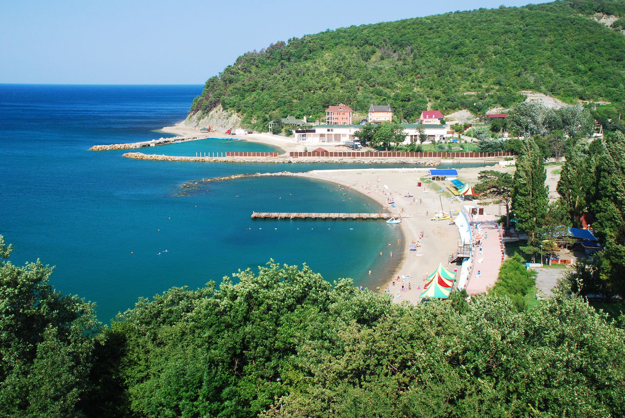 пляж черное море