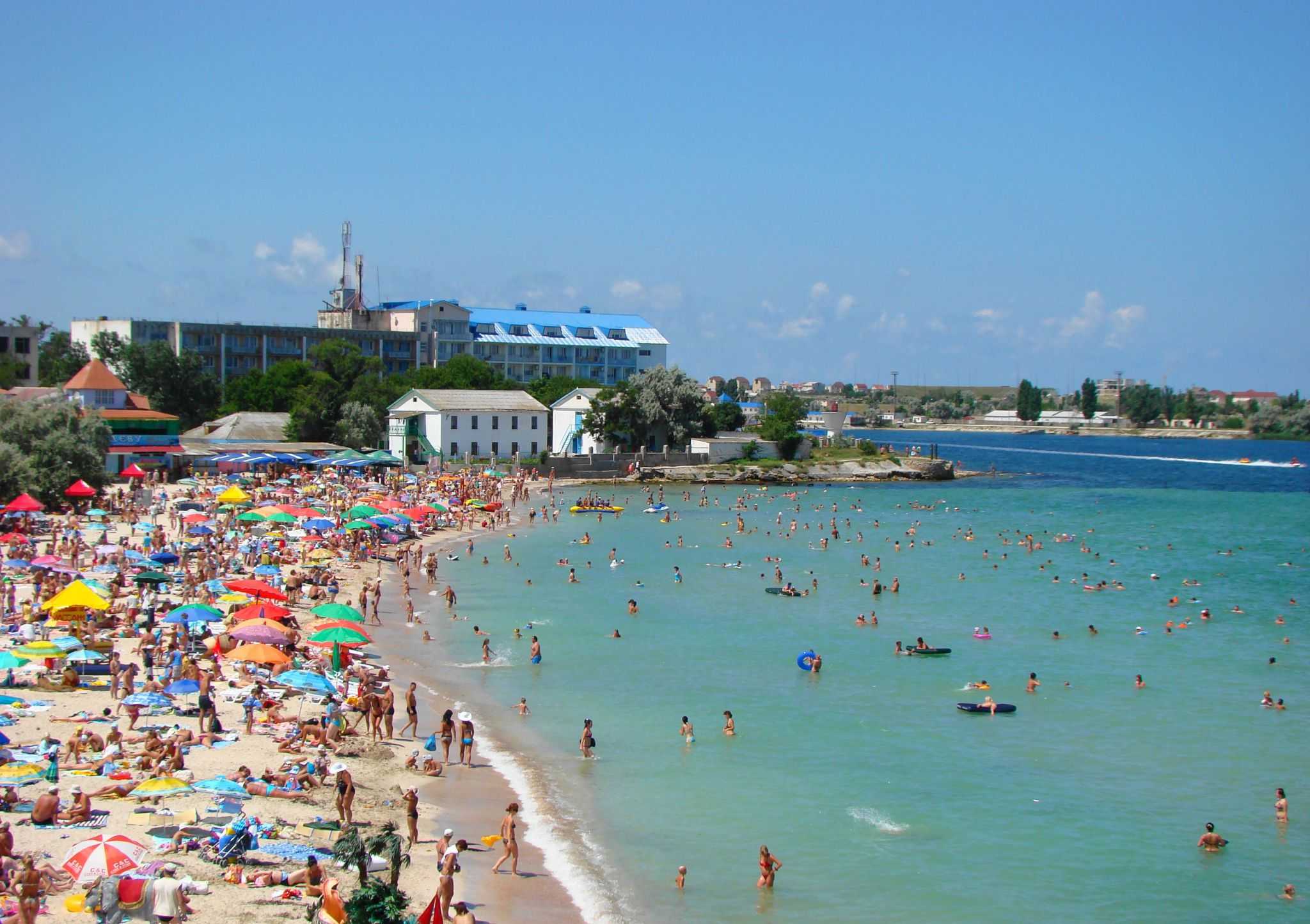 Пгт Черноморское пляж